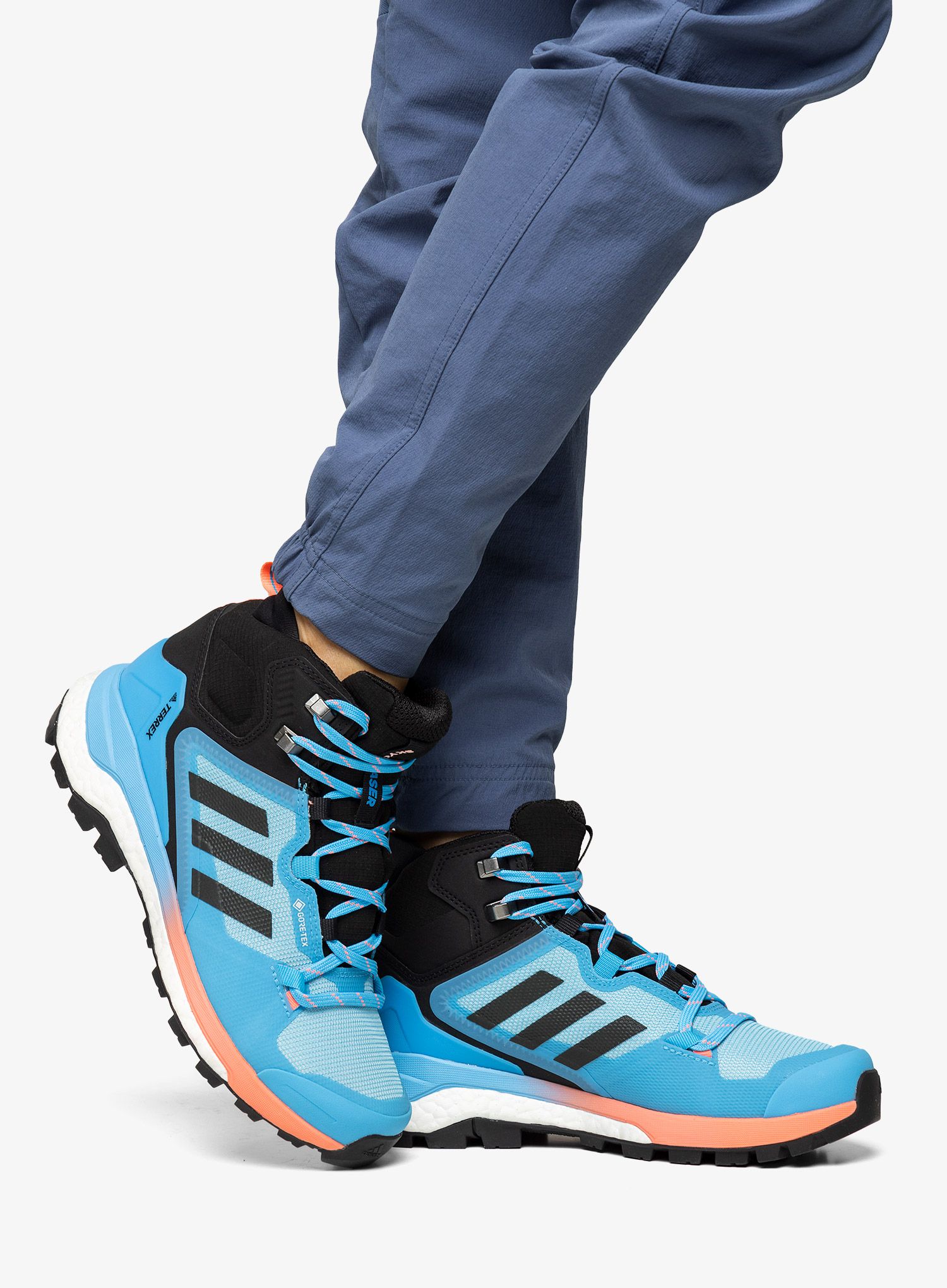 Dámské trekové boty adidas TERREX Skychaser 2 Mid GTX - rush/grey