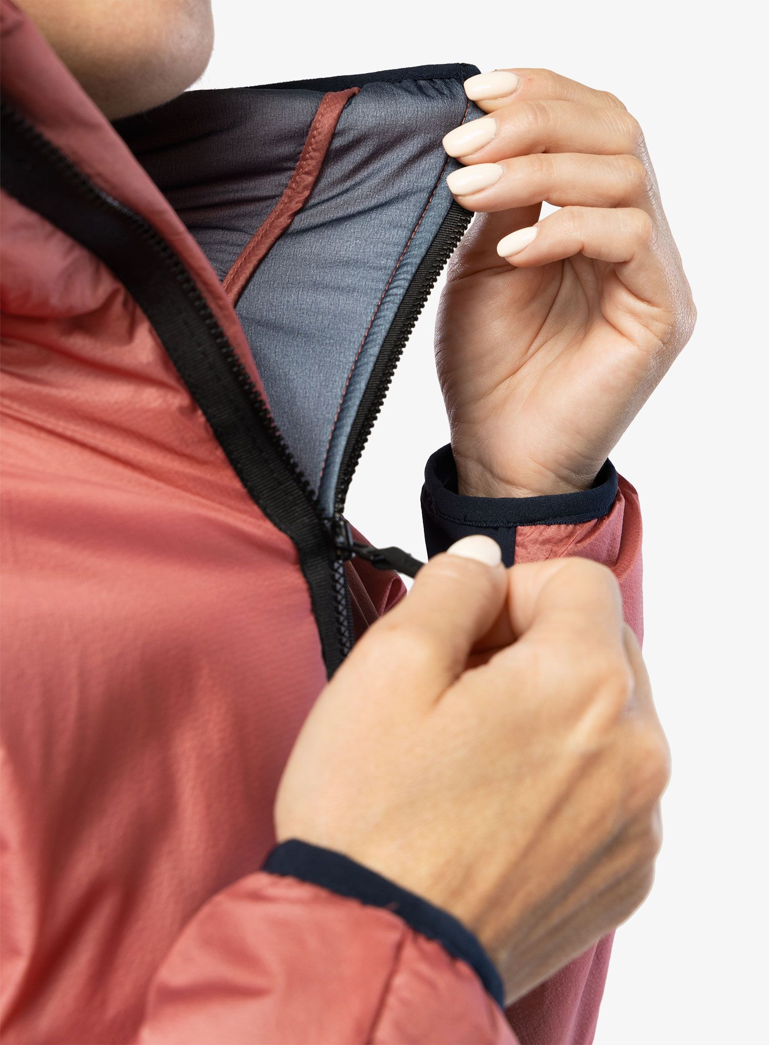 Dámská zateplená bunda adidas TERREX Skyclimb Hybrid Jacket - wonder red/legend ink