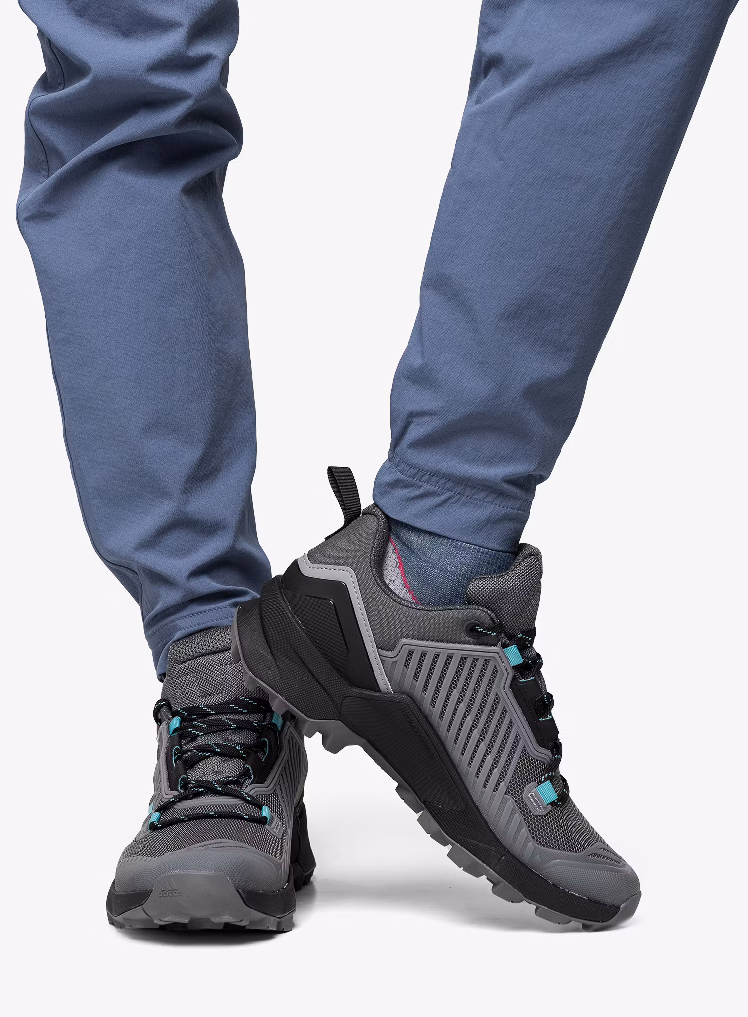 Dámské trekové boty adidas TERREX Swift R3 - grey/mint/grey