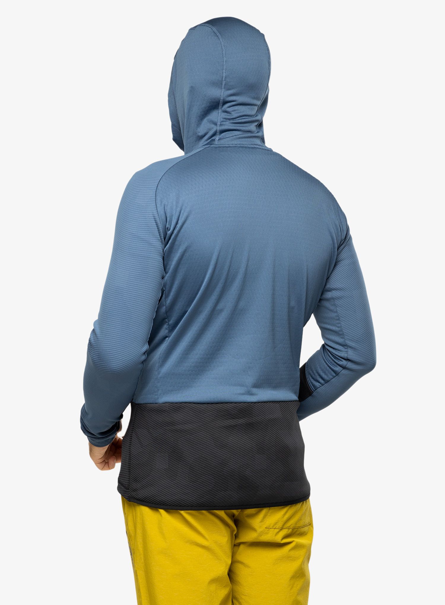 Mikina s kapucí adidas TERREX Tech Flooce Hooded - wonder steel