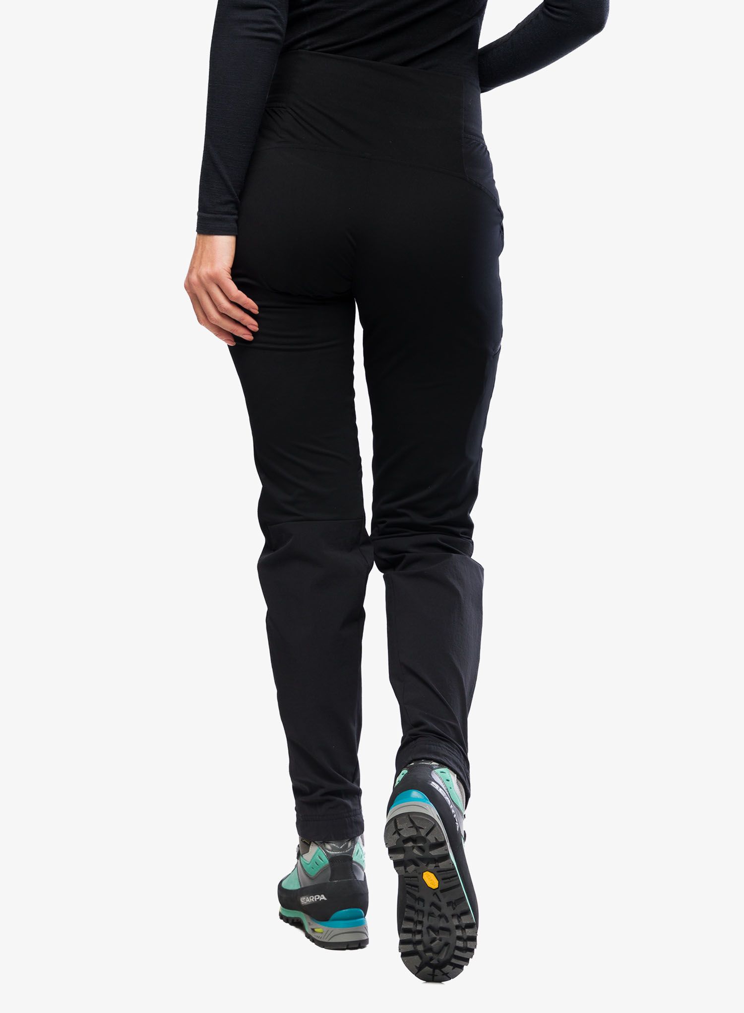 Softshellové kalhoty dámské adidas TERREX Techrock Alpine Climbing Pants - black