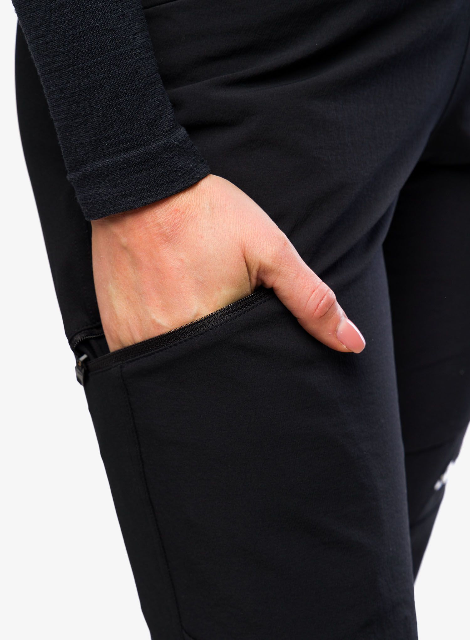 Softshellové kalhoty dámské adidas TERREX Techrock Alpine Climbing Pants - black
