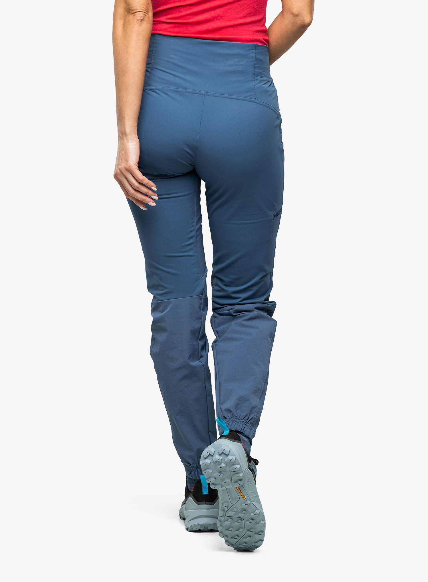Turistické kalhoty dámské adidas TERREX Techrock Alpine Climbing Pants - wonder steel