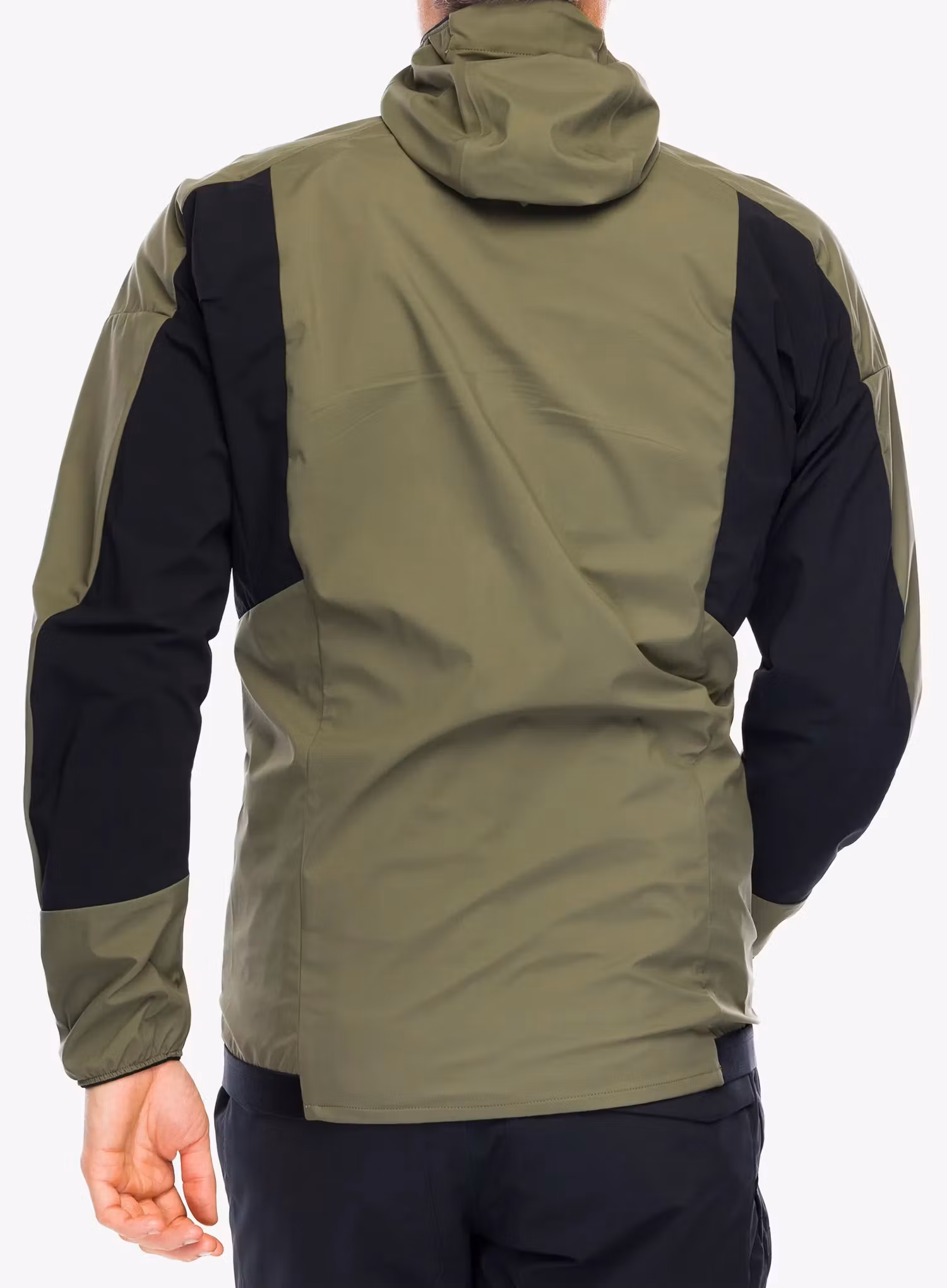 Softshellová bunda adidas TERREX Techrock GORE-TEX WINDSTOPPER Softshell Jkt - olive strata/black