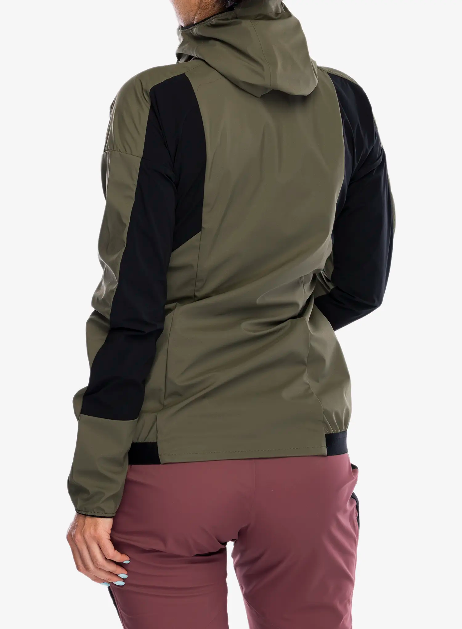 Softshellová bunda dámská adidas TERREX Techrock GORE-TEX WINDSTOPPER Softshell Jkt - olive strata/black