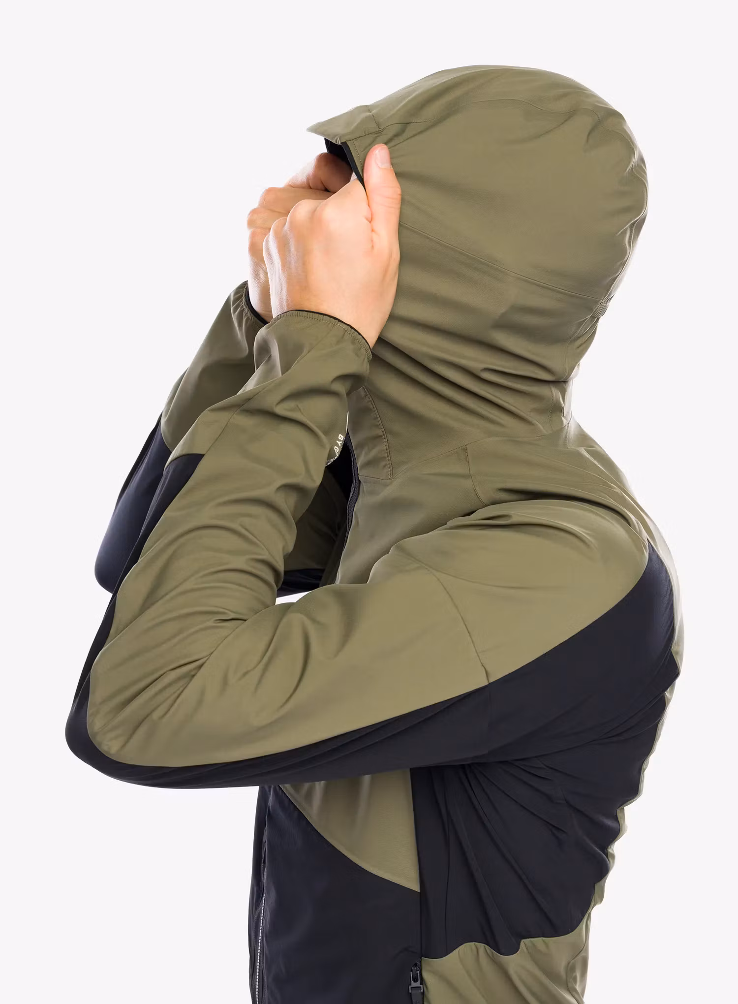 Softshellová bunda adidas TERREX Techrock GORE-TEX WINDSTOPPER Softshell Jkt - olive strata/black