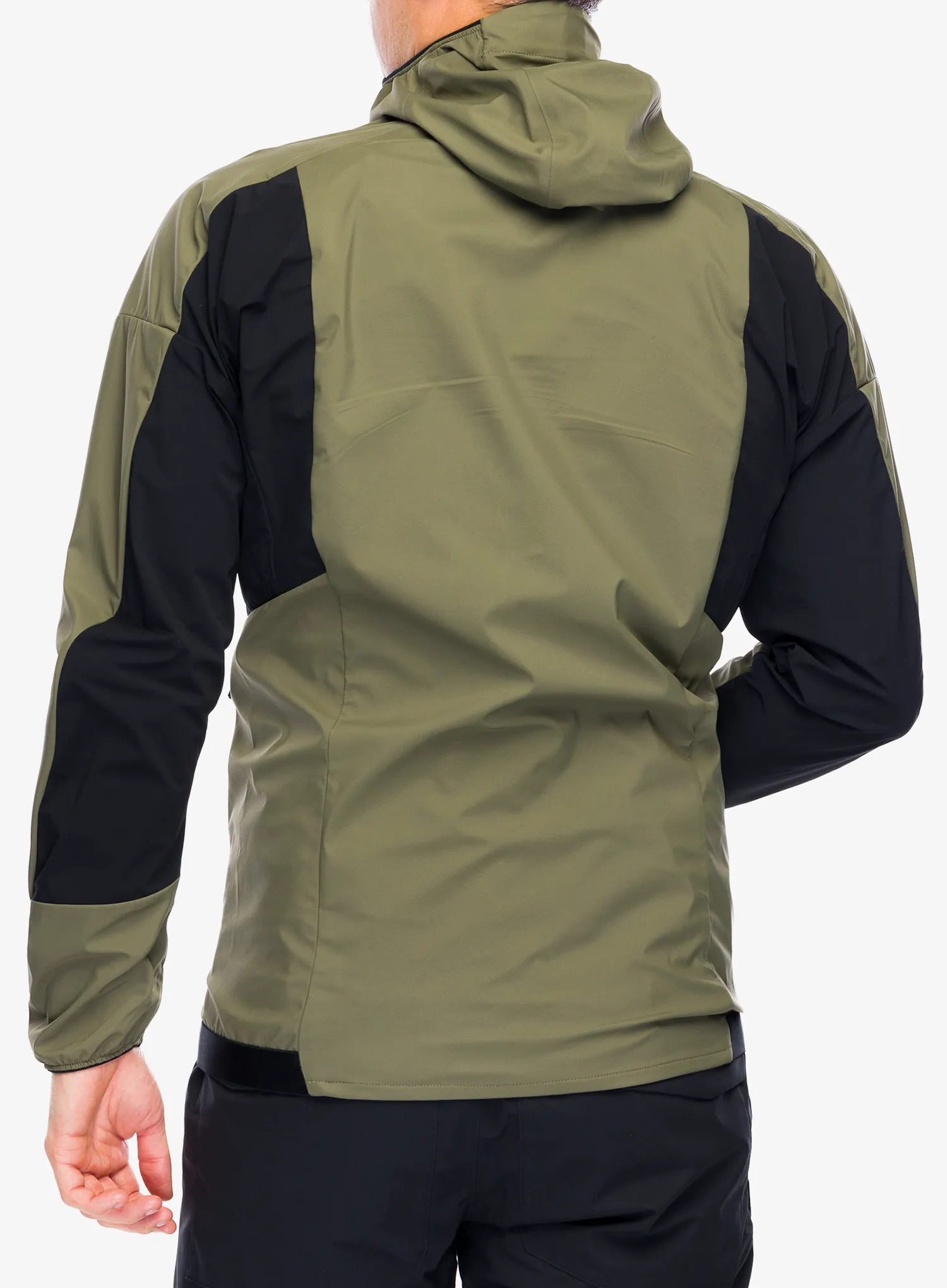 Softshellová bunda adidas TERREX Techrock GORE-TEX WINDSTOPPER Softshell Jkt - olive strata/black