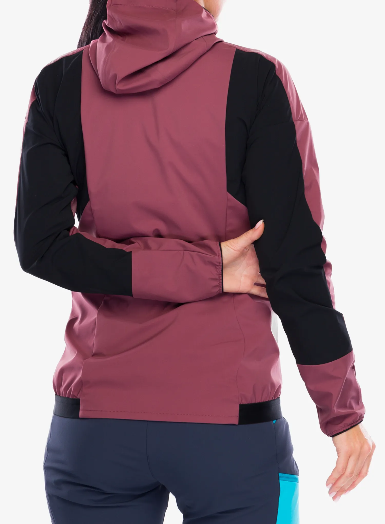 Softshellová bunda dámská adidas TERREX Techrock GORE-TEX WINDSTOPPER Softshell Jkt - quiet crimson/blk