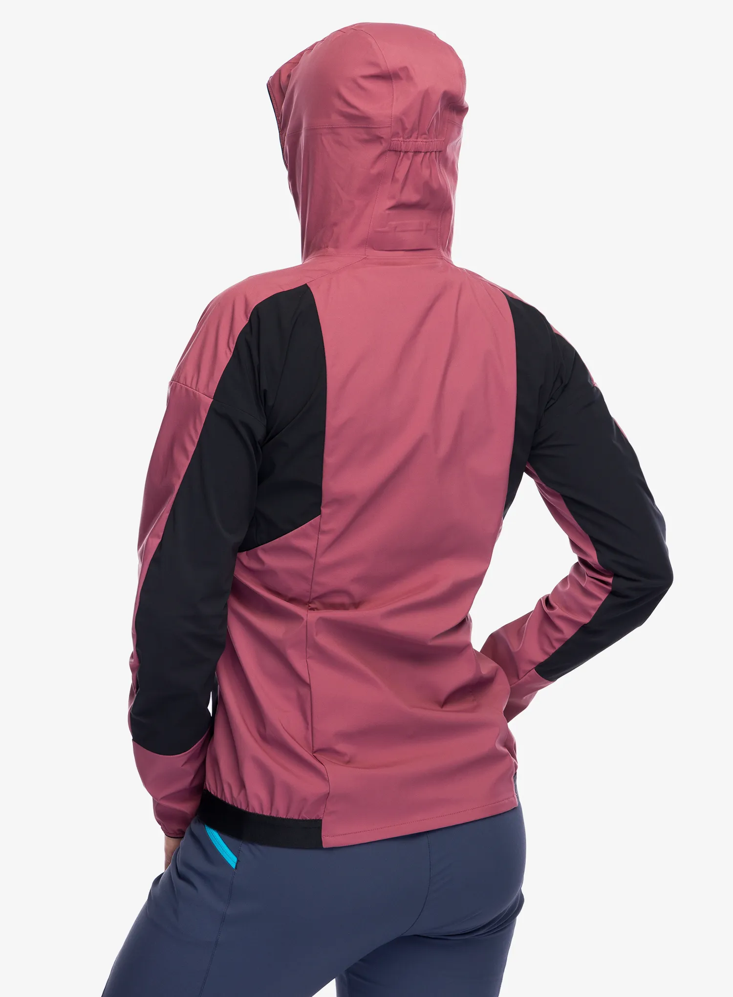 Softshellová bunda dámská adidas TERREX Techrock GORE-TEX WINDSTOPPER Softshell Jkt - quiet crimson/blk
