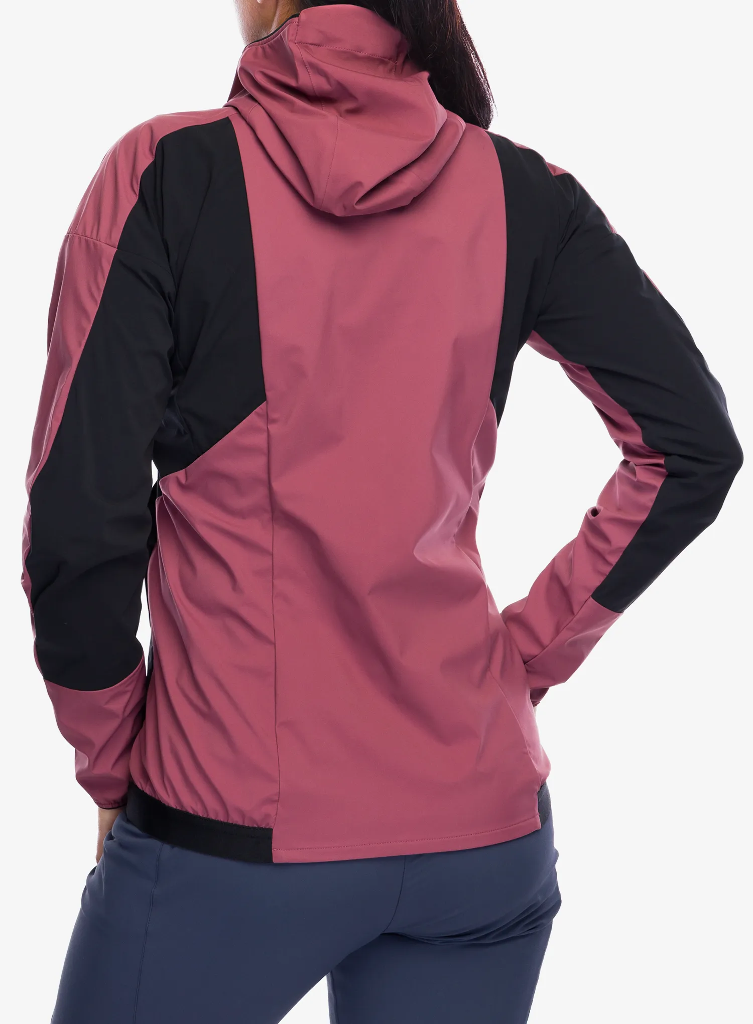 Softshellová bunda dámská adidas TERREX Techrock GORE-TEX WINDSTOPPER Softshell Jkt - quiet crimson/blk