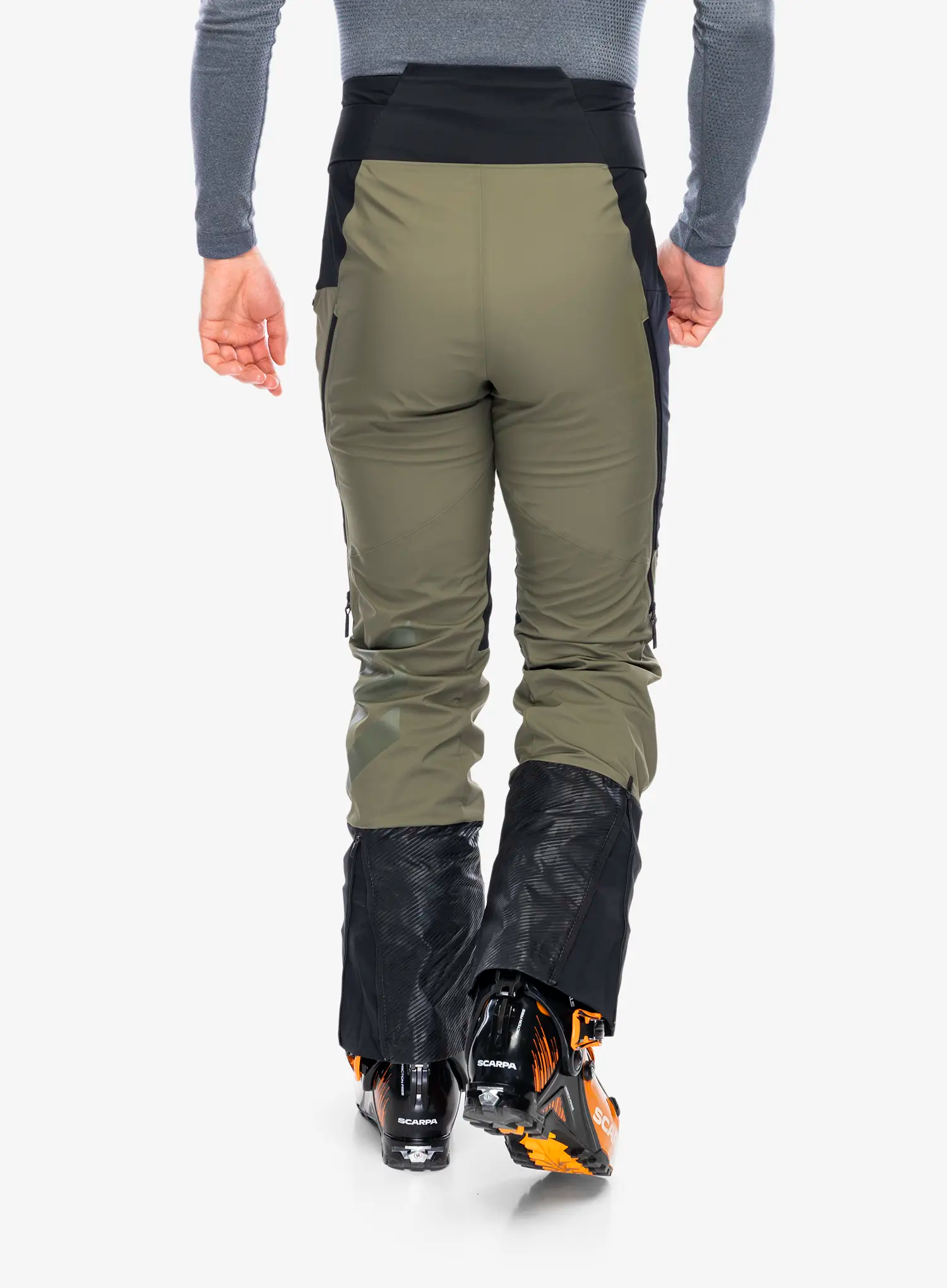 Softshell kalhoty adidas TERREX Techrock GORE-TEX WINDSTOPPER Tour Softshell Pants - blk/olive