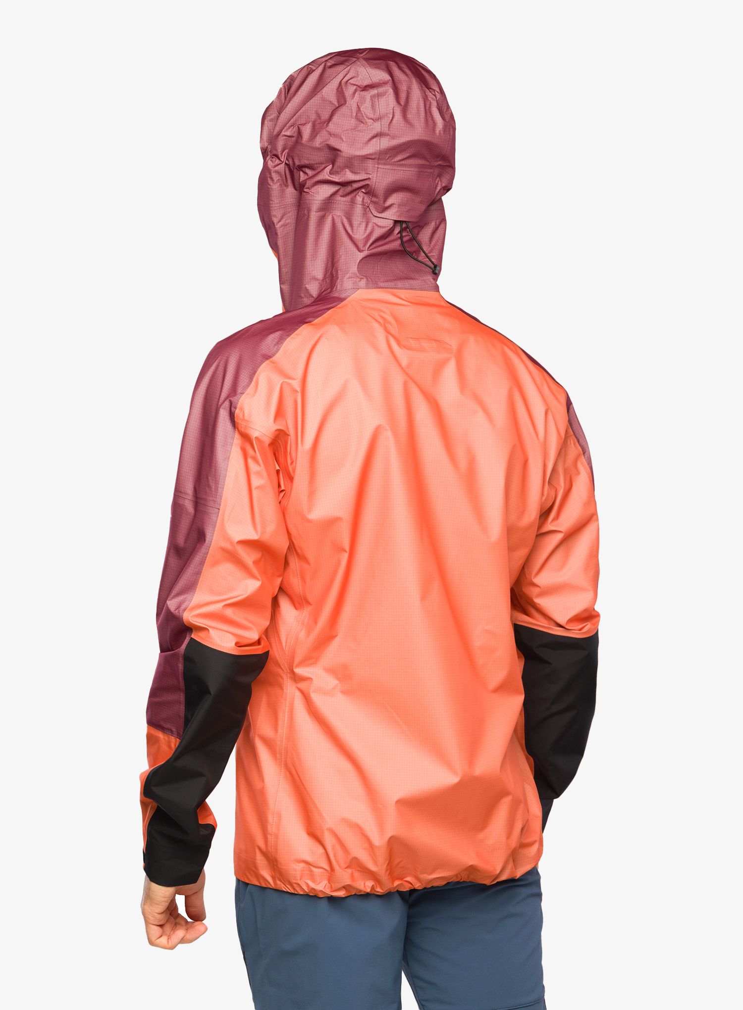 Membránová bunda adidas TERREX Techrock Light GORE-TEX Jacket - semi impact orange/shared