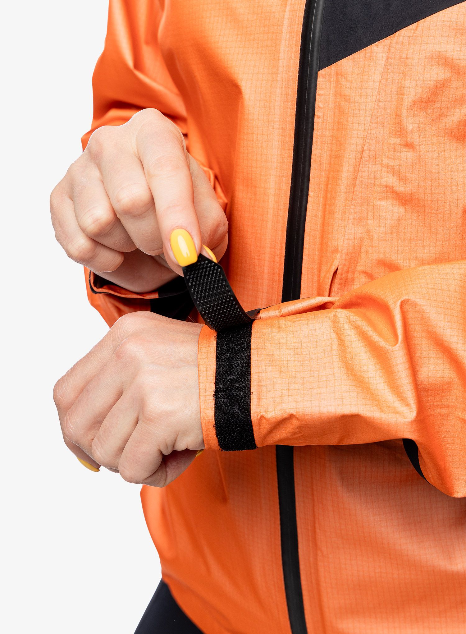 Dámská bunda na hory adidas TERREX Techrock Light GTX Active - semi impact orange