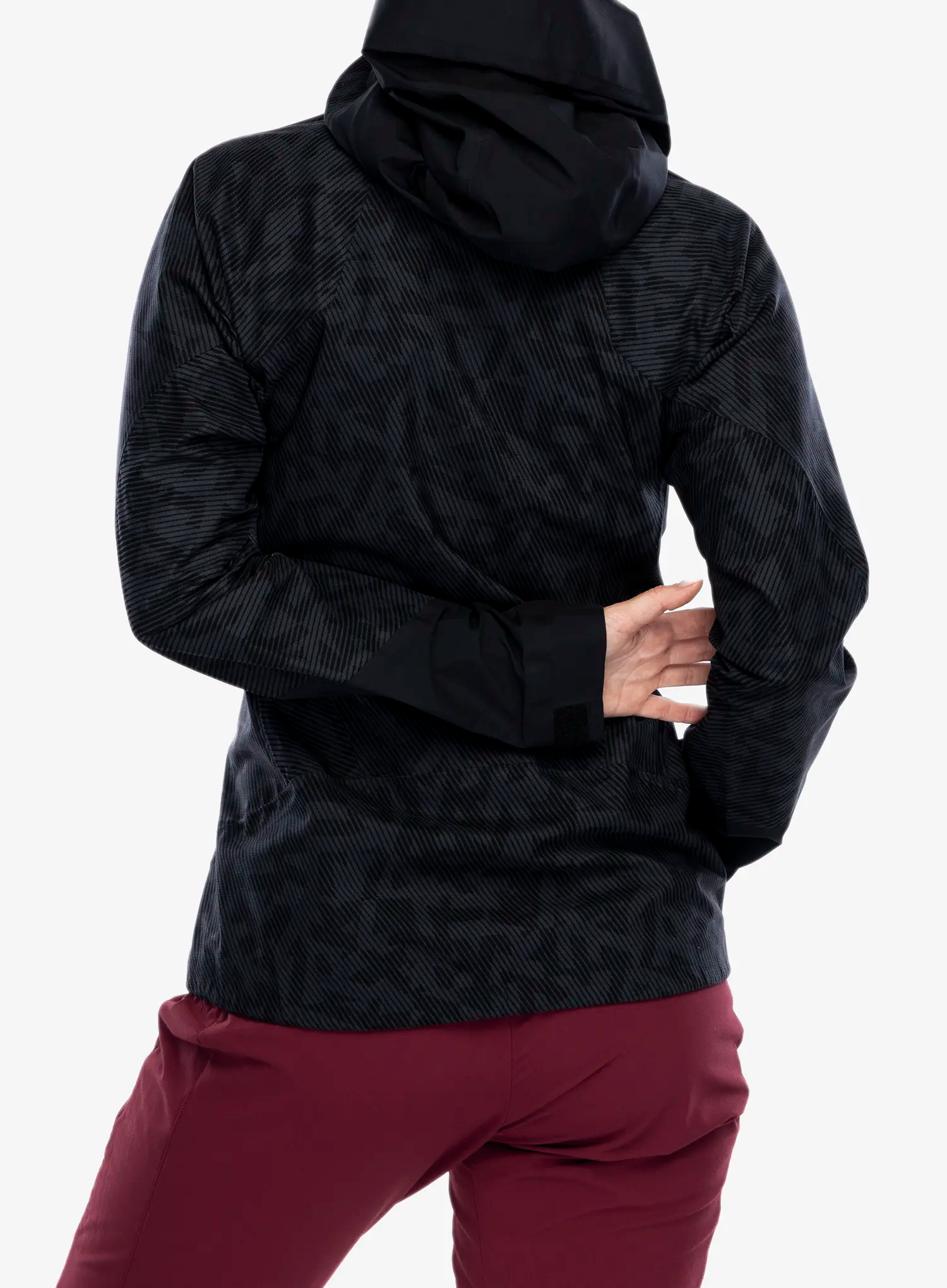 Dámská bunda adidas TERREX Techrock RAIN.RDY Anorak - black