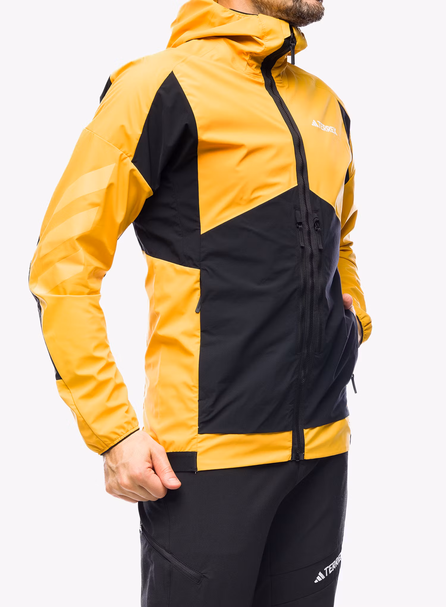 Softshellová bunda adidas TERREX Techrock Softshell Jacket - preyel/black