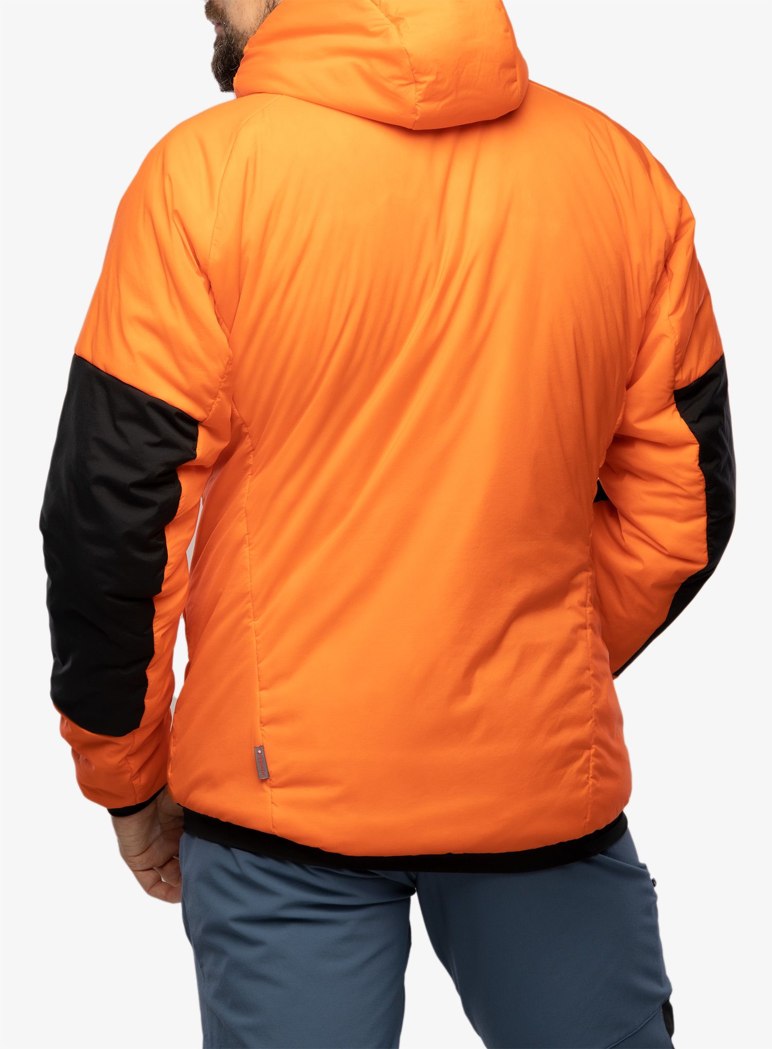Zateplená bunda adidas TERREX Techrock Stretch PrimaLoft Hooded Jkt - semi impact orange/black