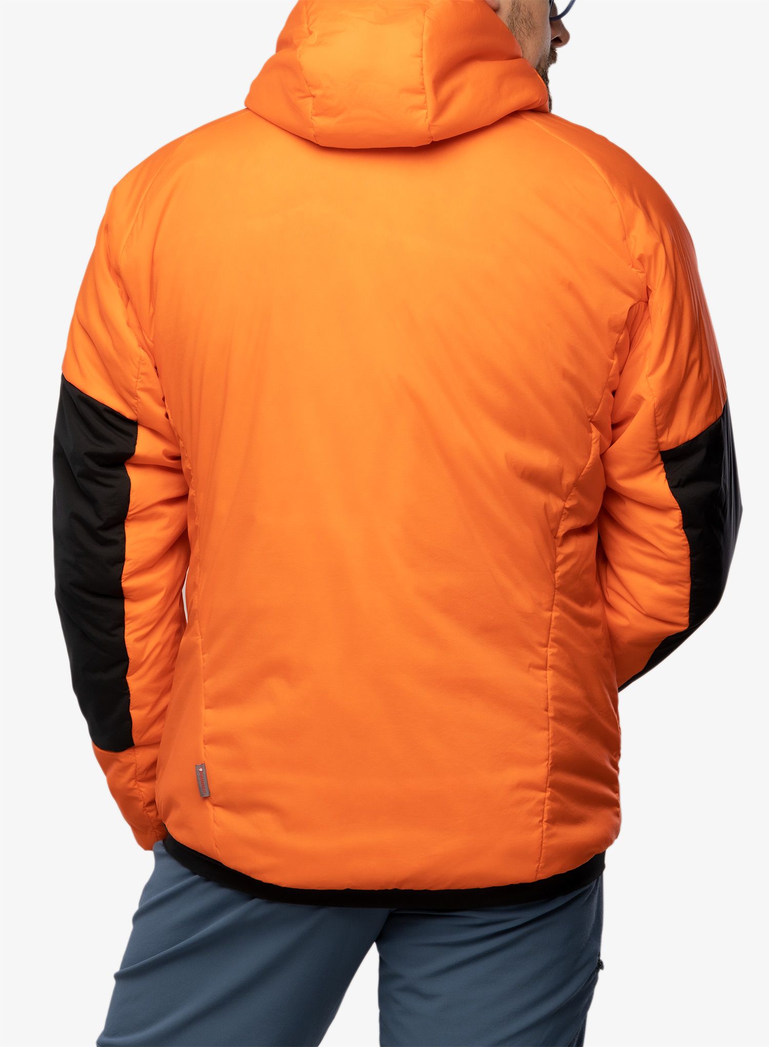 Zateplená bunda adidas TERREX Techrock Stretch PrimaLoft Hooded Jkt - semi impact orange/black