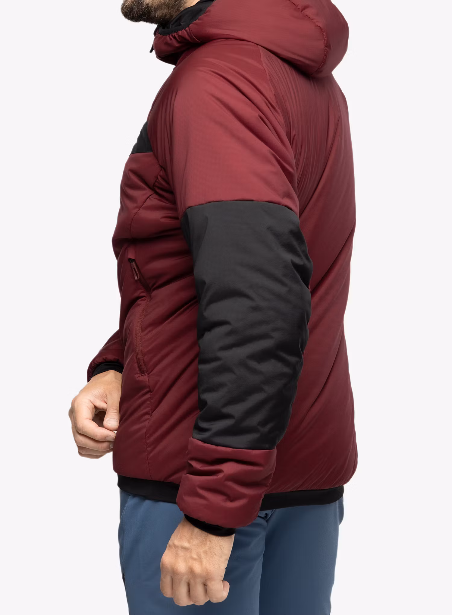 Zateplená bunda adidas TERREX Techrock Stretch PrimaLoft Hooded Jkt - shared/black