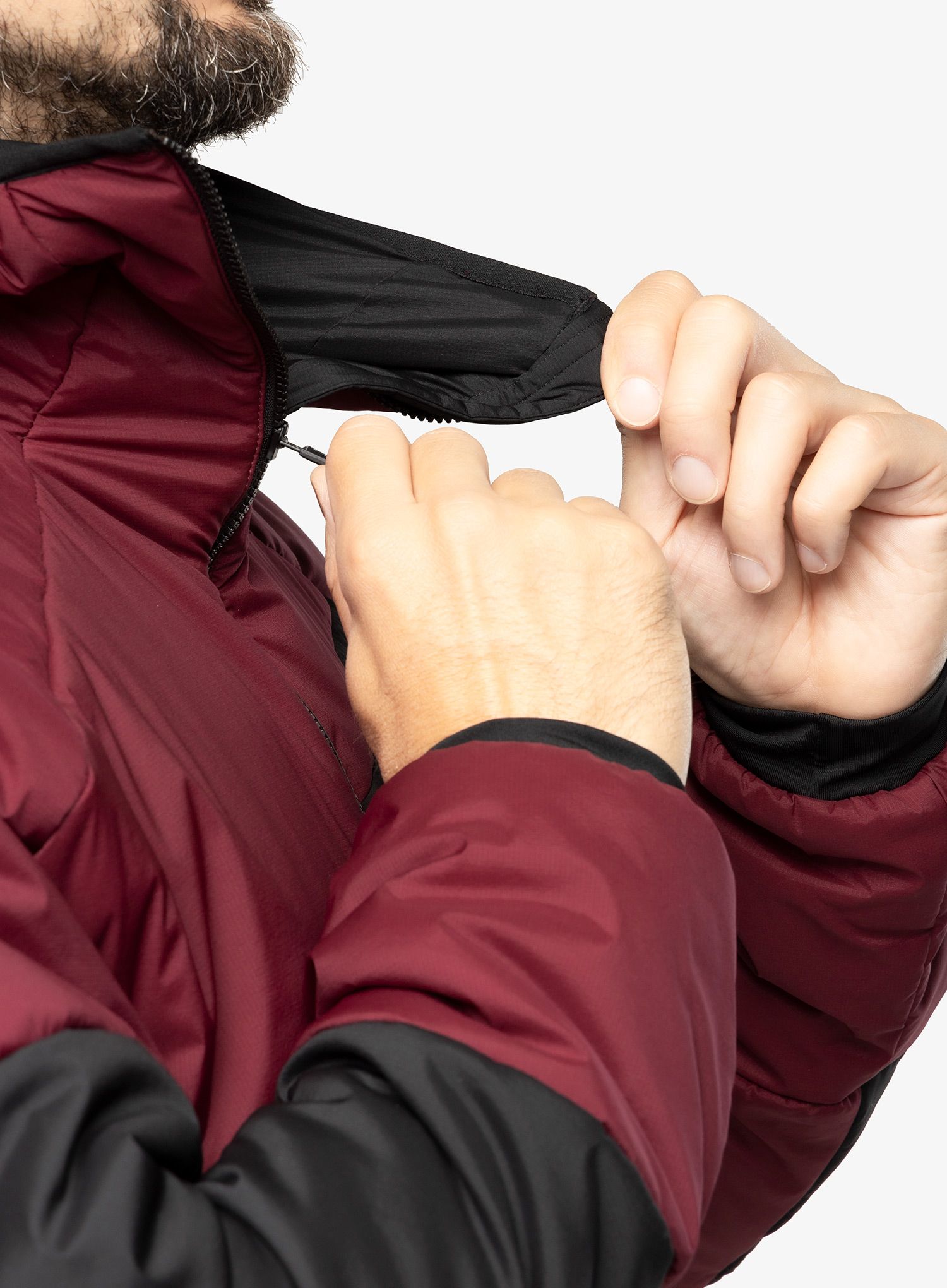 Zateplená bunda adidas TERREX Techrock Stretch PrimaLoft Hooded Jkt - shared/black