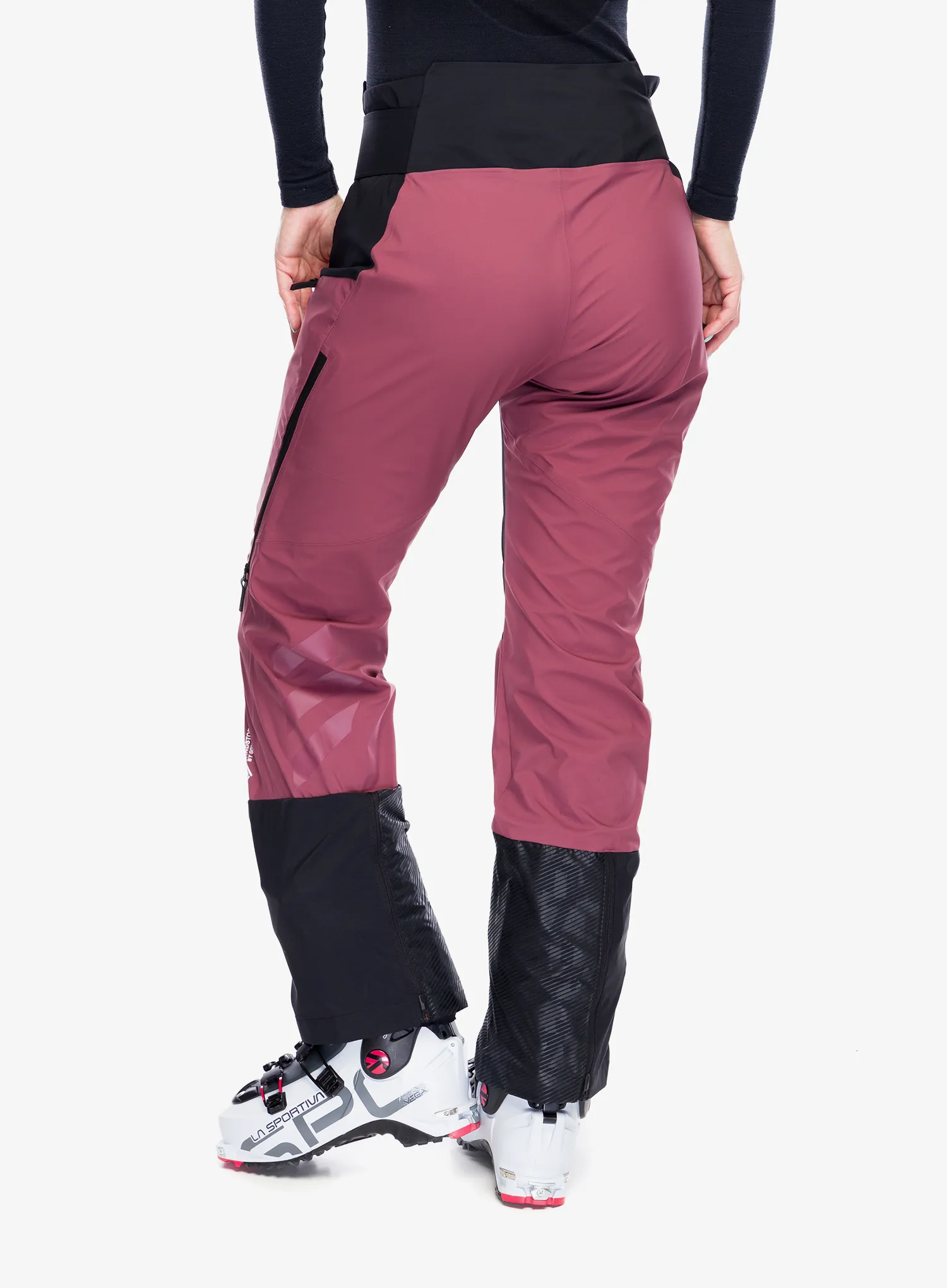 Kalhoty dámské adidas TERREX Techrock Tour Softshell Pants - black/quiet crimson