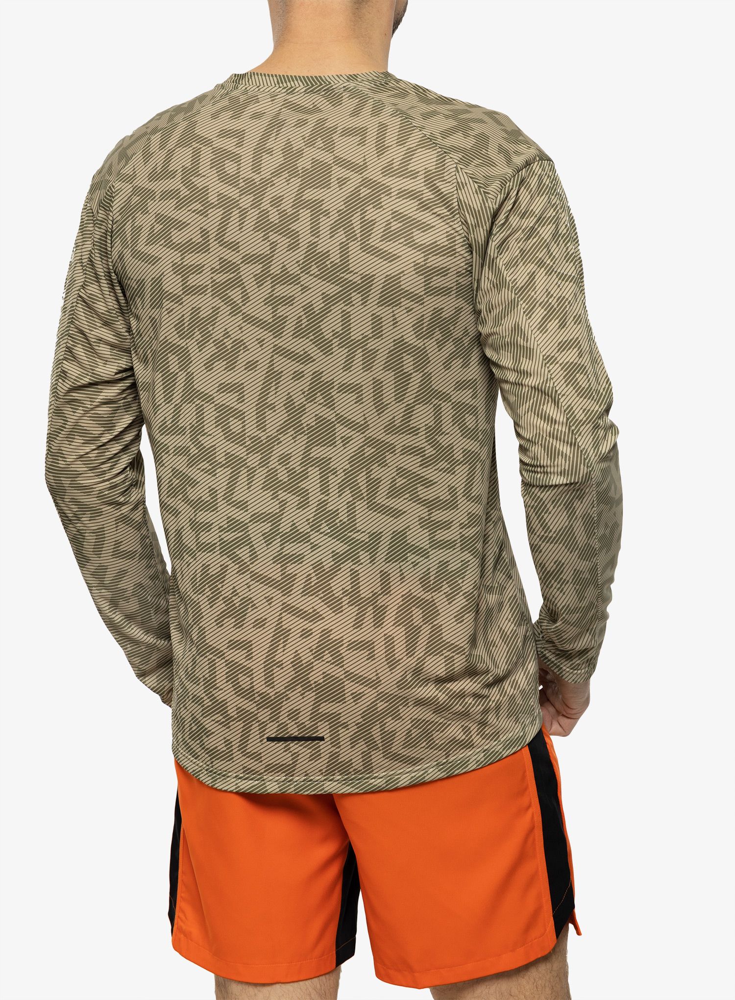 Mikina na běh adidas TERREX Trail Running Longsleeve Graphic - savannah/focus olive