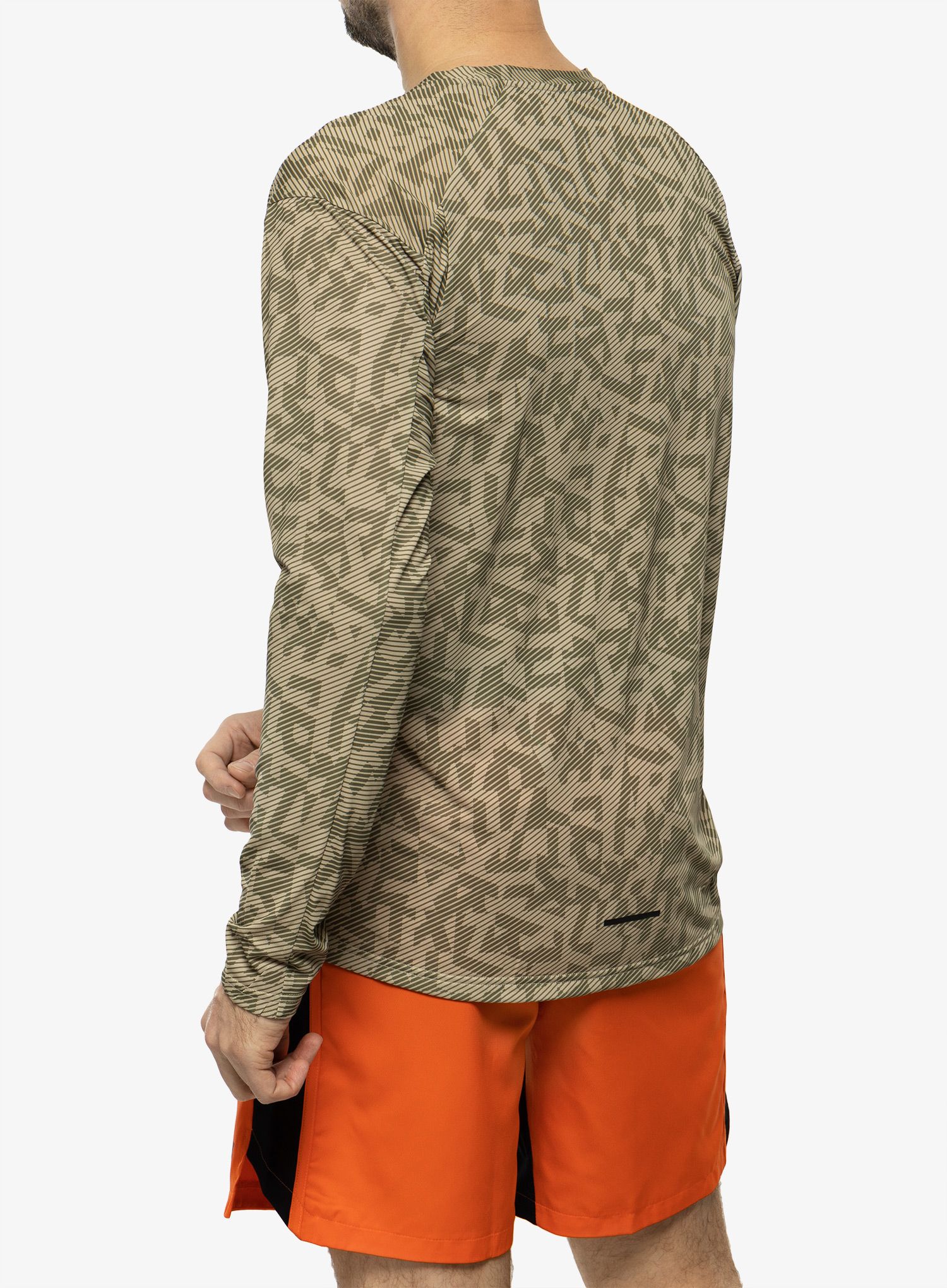 Mikina na běh adidas TERREX Trail Running Longsleeve Graphic - savannah/focus olive