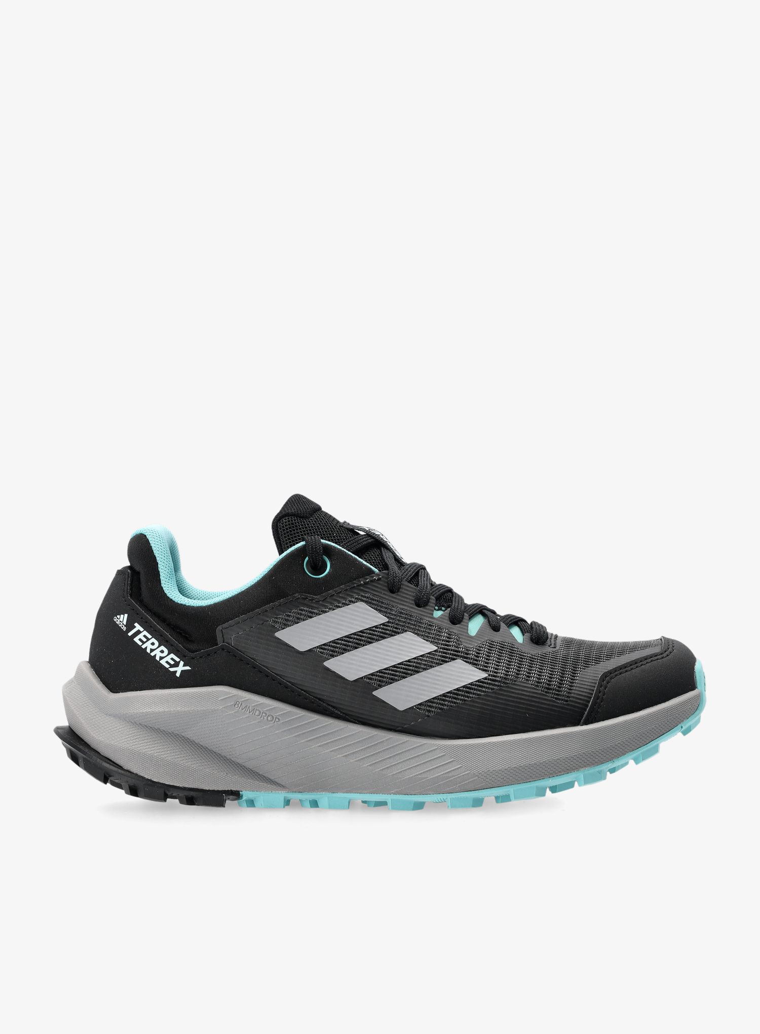 Dámská běžecká obuv adidas TERREX Trailrider - black/grey/mint