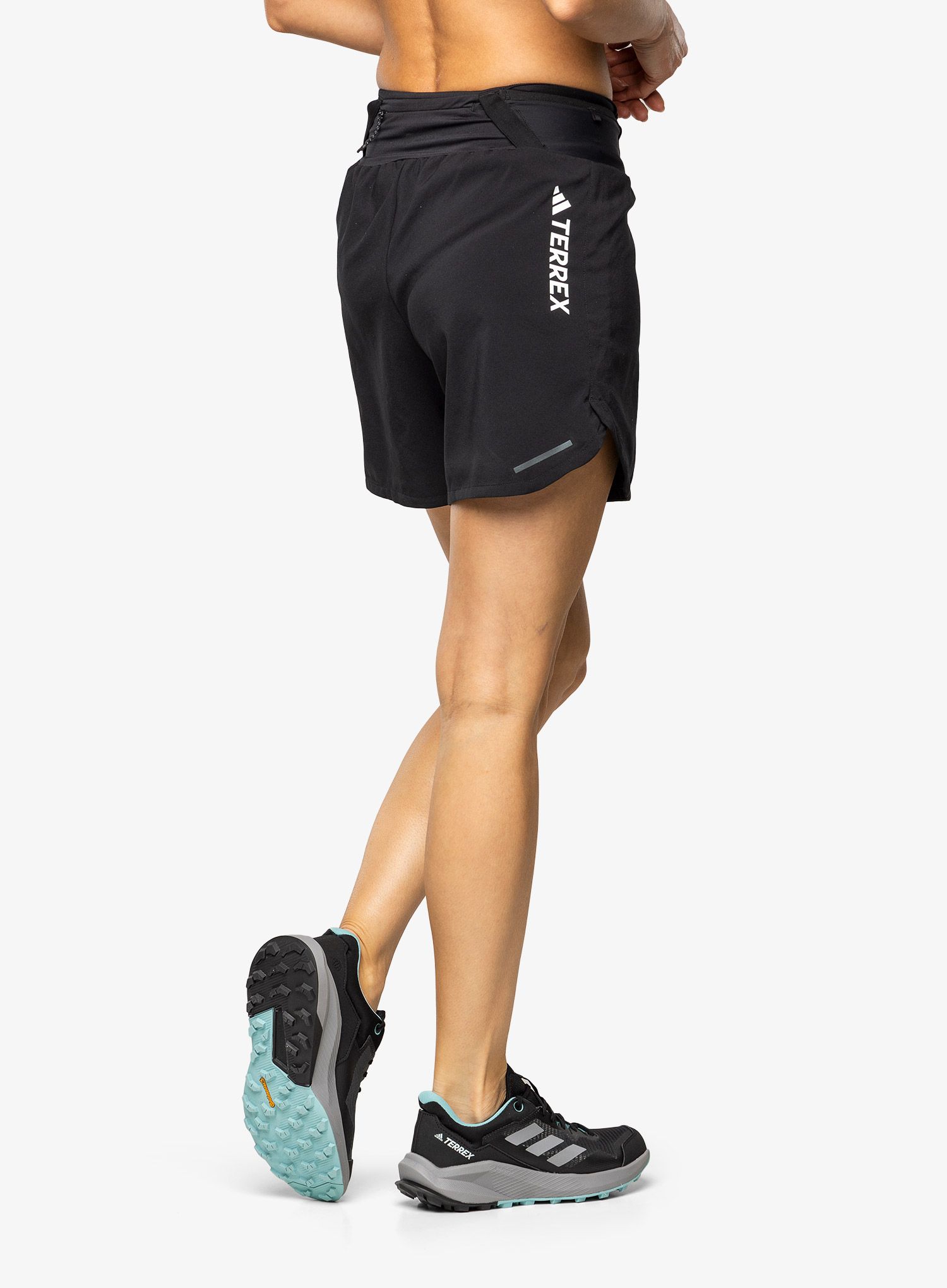 Dámská běžecká obuv adidas TERREX Trailrider - black/grey/mint
