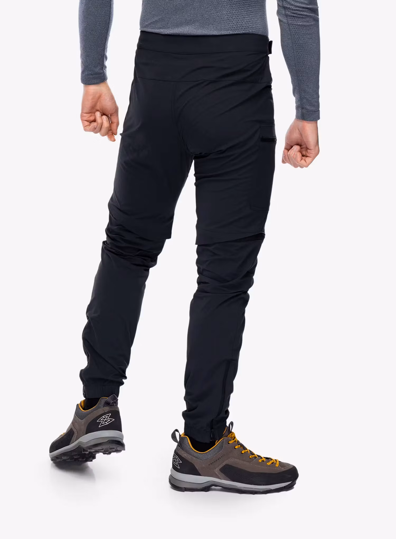 Turistické kalhoty pánské adidas TERREX Utilitas Zip Off Pants - black