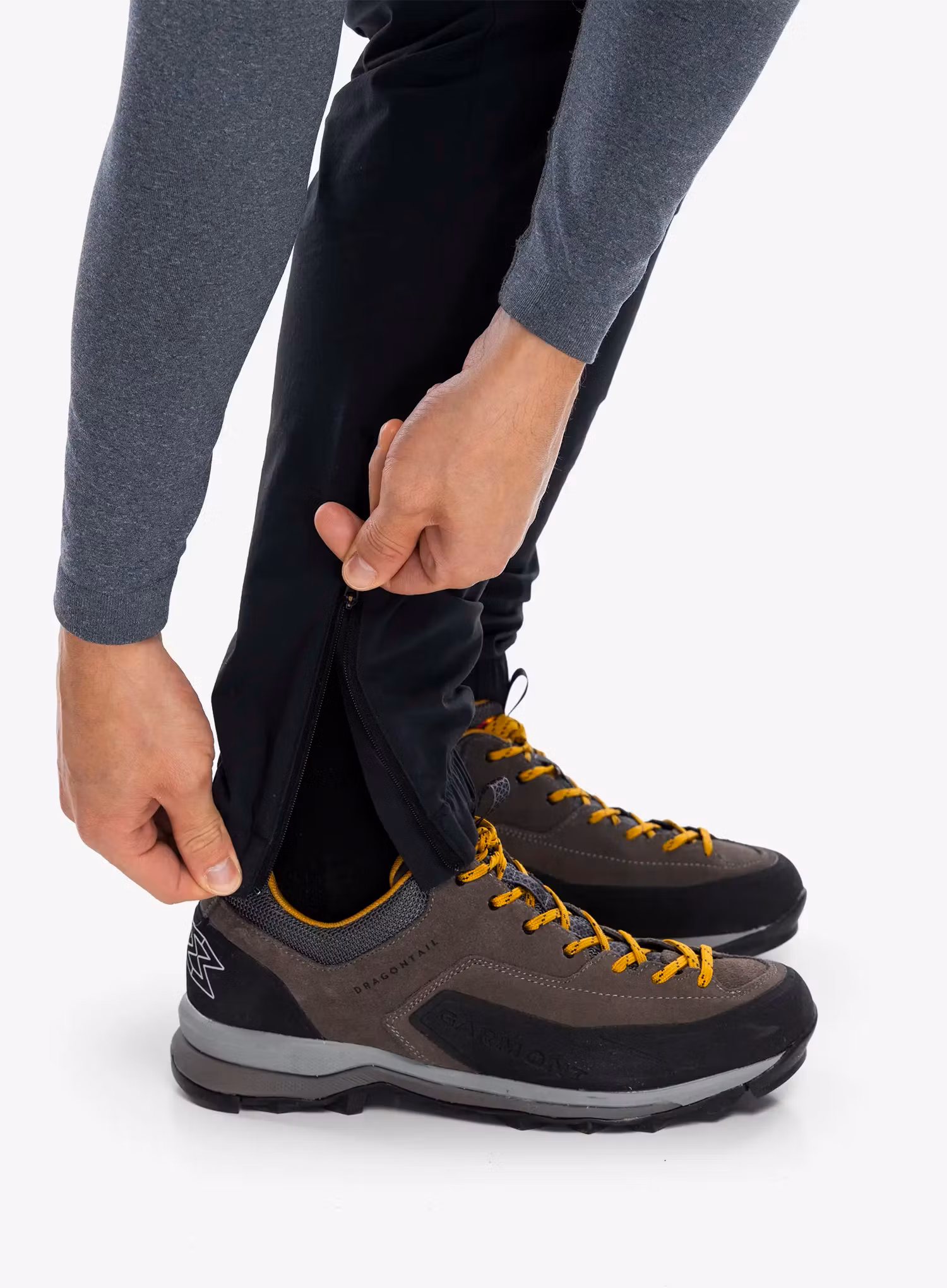 Turistické kalhoty pánské adidas TERREX Utilitas Zip Off Pants - black