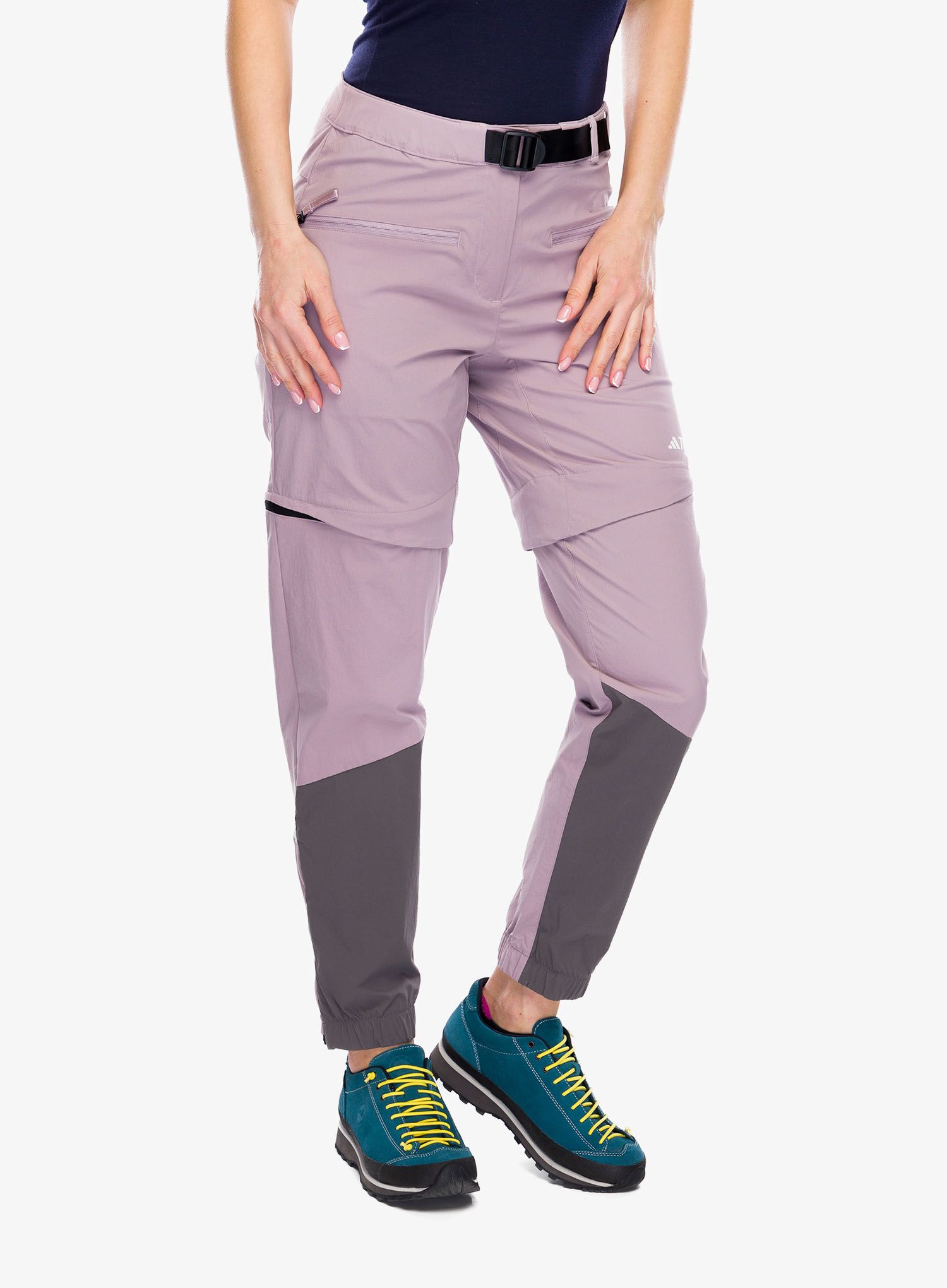 Turistické kalhoty dámské adidas TERREX Utilitas Zip Off Pants - preloved fig