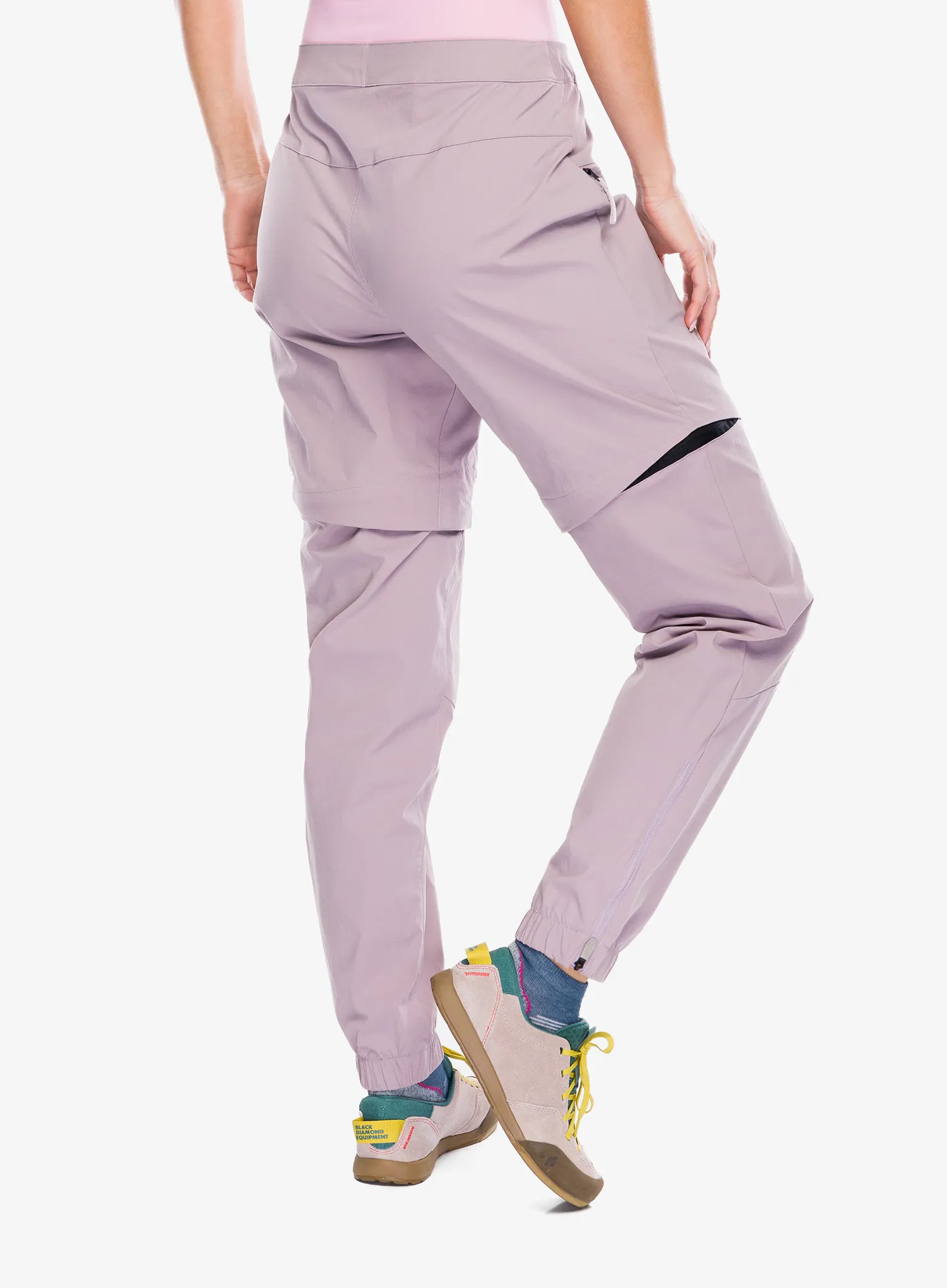 Kalhoty dámské adidas TERREX Utilitas Zip Off Pants - preloved fig/fig