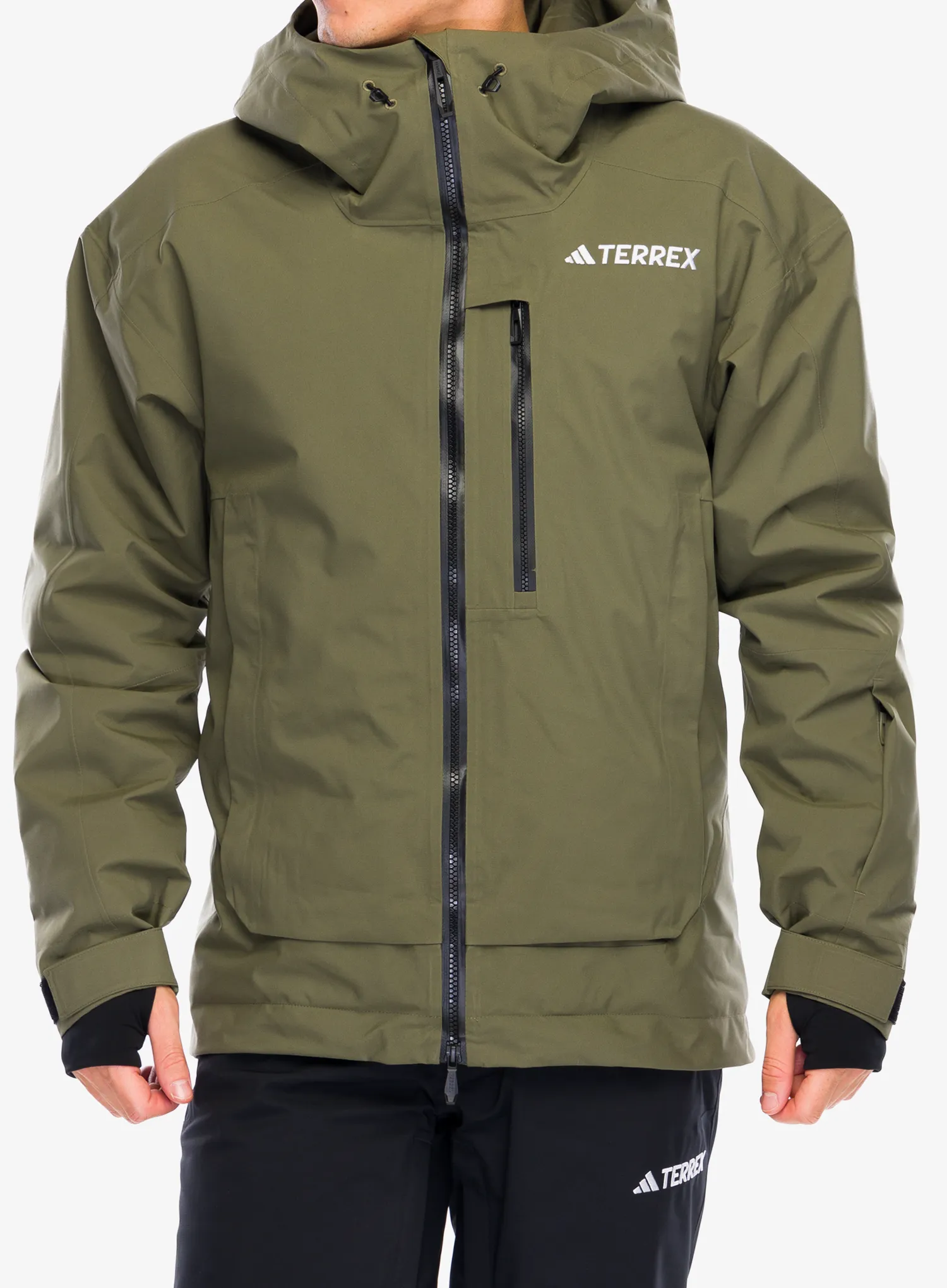 Lyžařská bunda adidas TERREX Xperior 2L Insulated RAIN.RDY Jacket - olive strata
