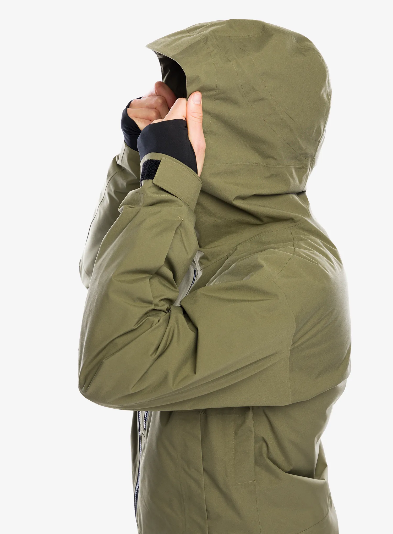 Lyžařská bunda adidas TERREX Xperior 2L Insulated RAIN.RDY Jacket - olive strata