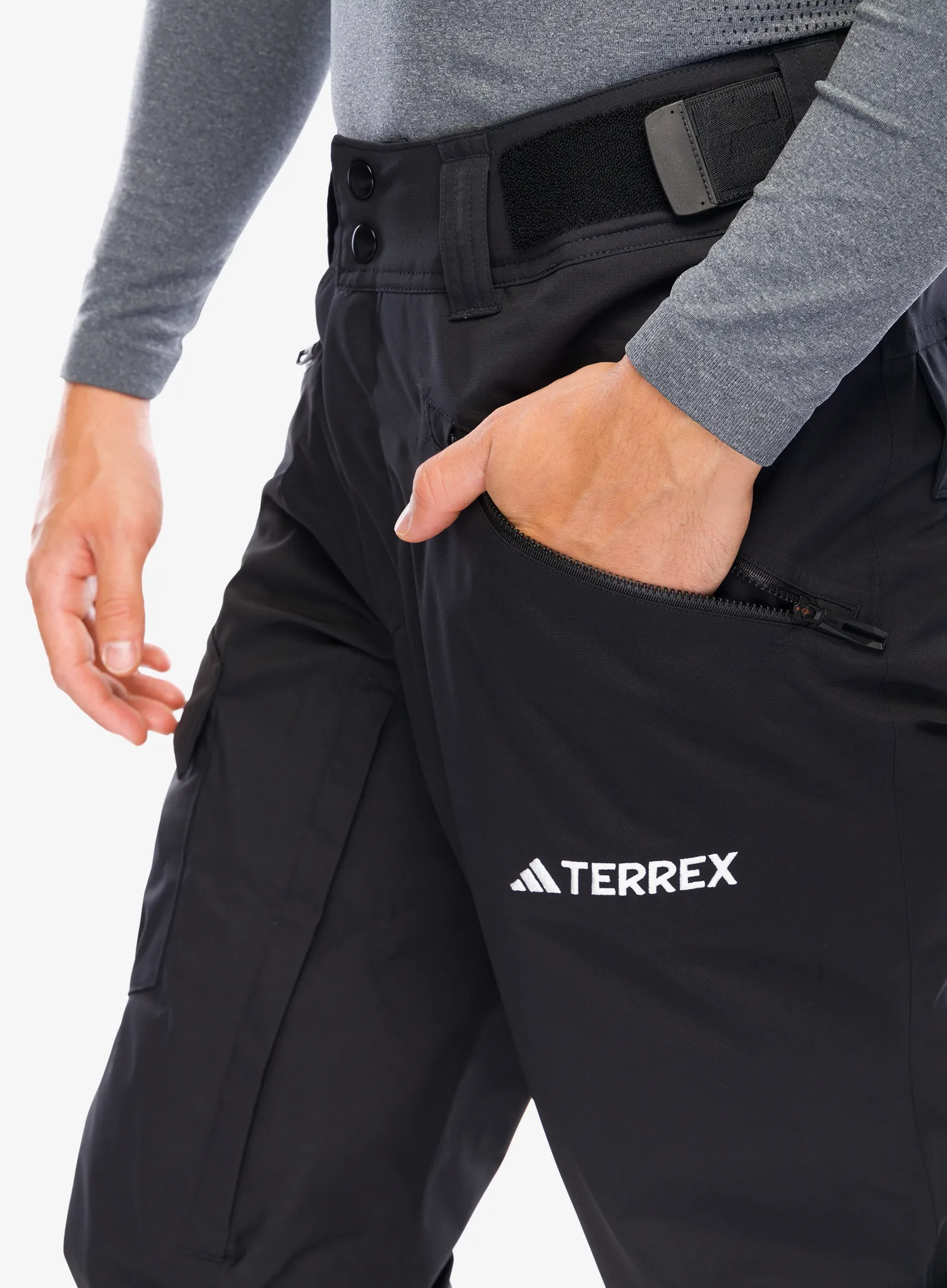 Lyžařské kalhoty adidas TERREX Xperior 2L Insulated Tech Pants - black/white