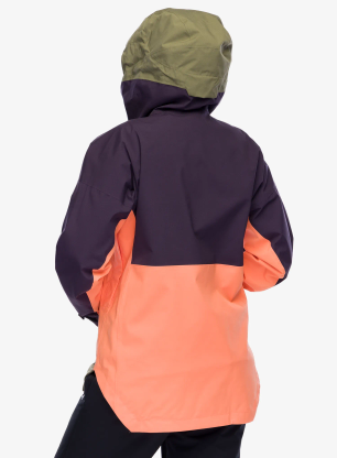 Dámská lyžařská bunda adidas TERREX Xperior 2L Lined RAIN.RDY Anorak - aurora blk/olive stra/amb tint