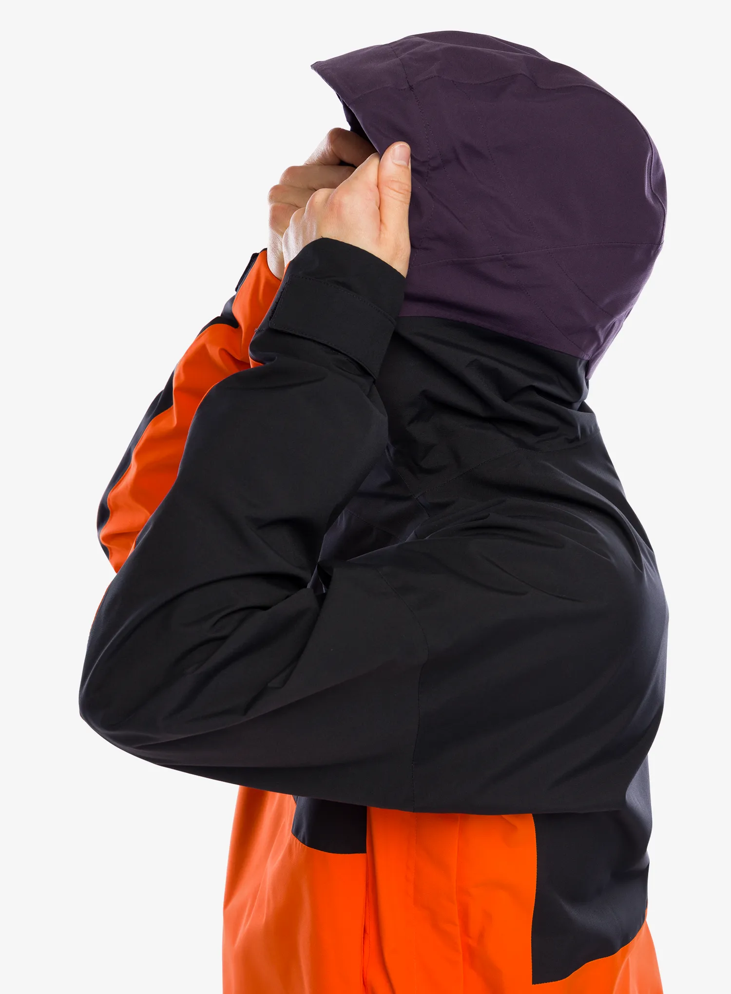 Lyžařská bunda adidas TERREX Xperior 2L Lined RAIN.RDY Anorak - blk/aurora blk/semi im orange