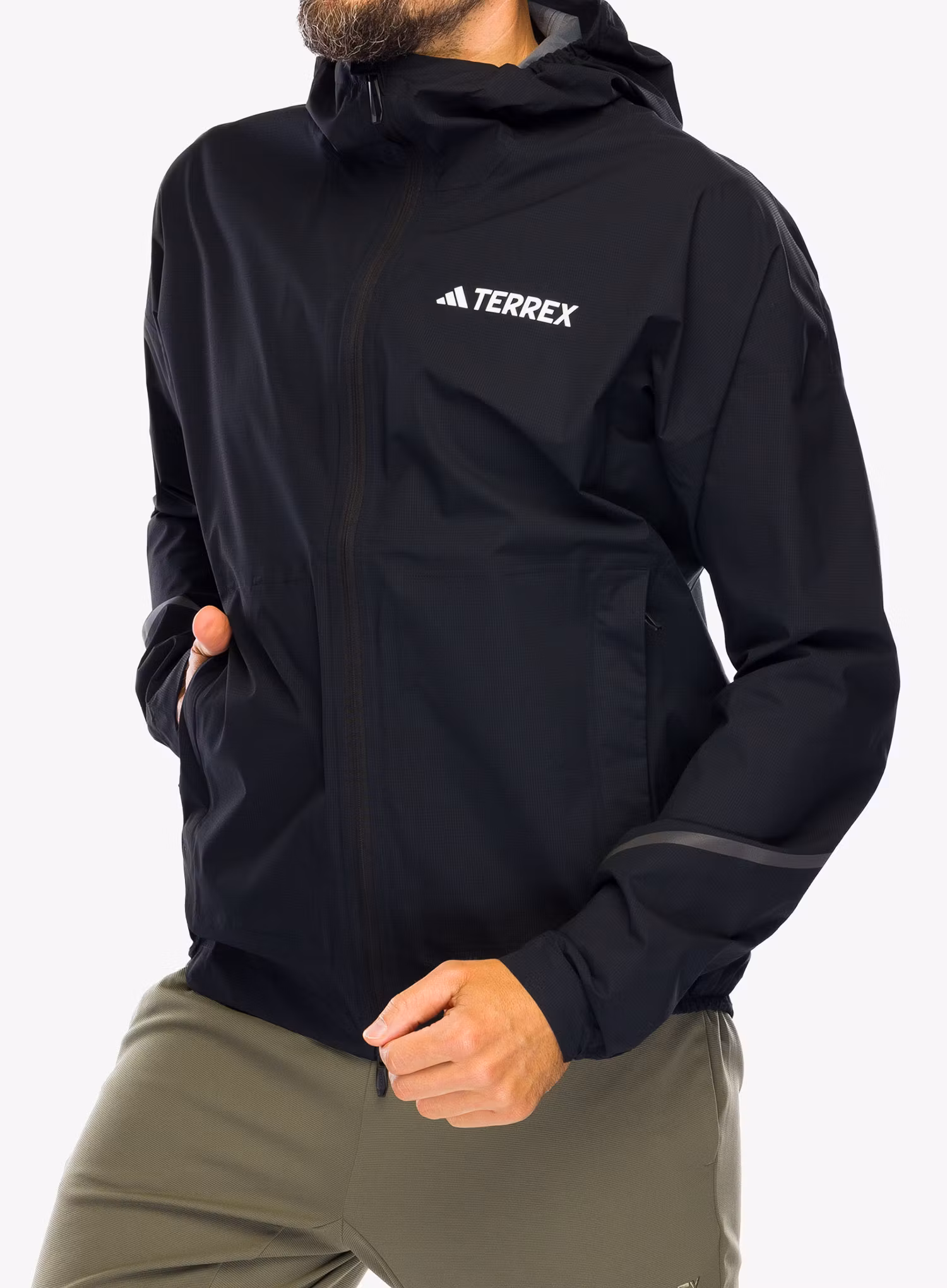 Bunda do deště adidas TERREX Xperior 2,5L Light RAIN.RDY Jkt - black