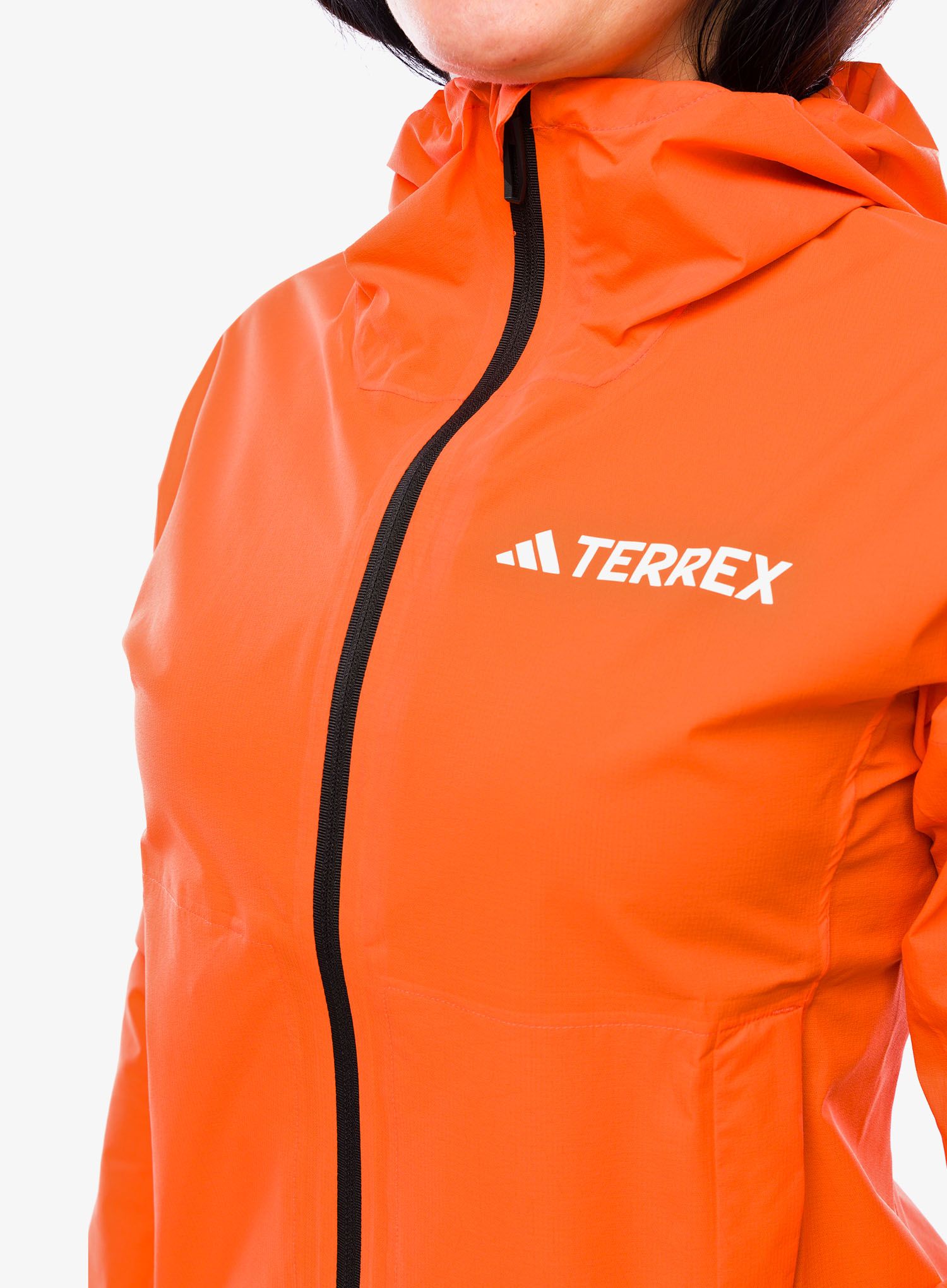 Dámská bunda adidas TERREX Xperior 2,5L Light RAIN.RDY Jkt - semi impact orange