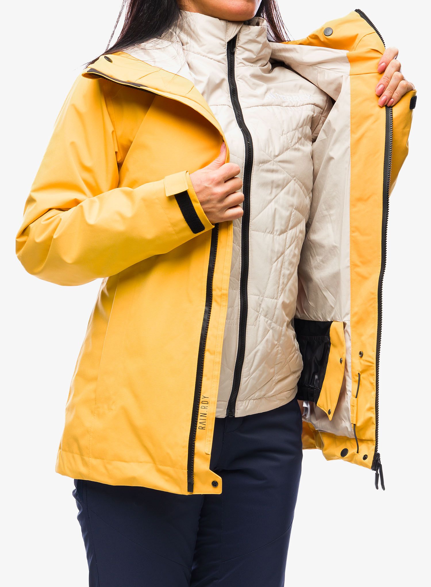 Dámská bunda adidas TERREX Xperior 3in1 RAIN.RDY Jacket - preyel