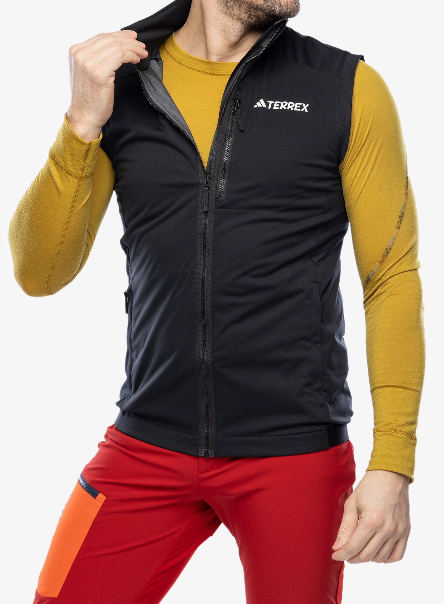 Vesta adidas TERREX Xperior Cross-Country Ski Soft Shell Vest - black