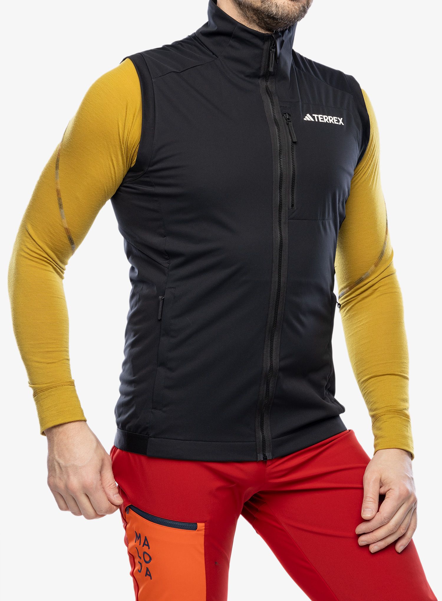 Vesta adidas TERREX Xperior Cross-Country Ski Soft Shell Vest - black
