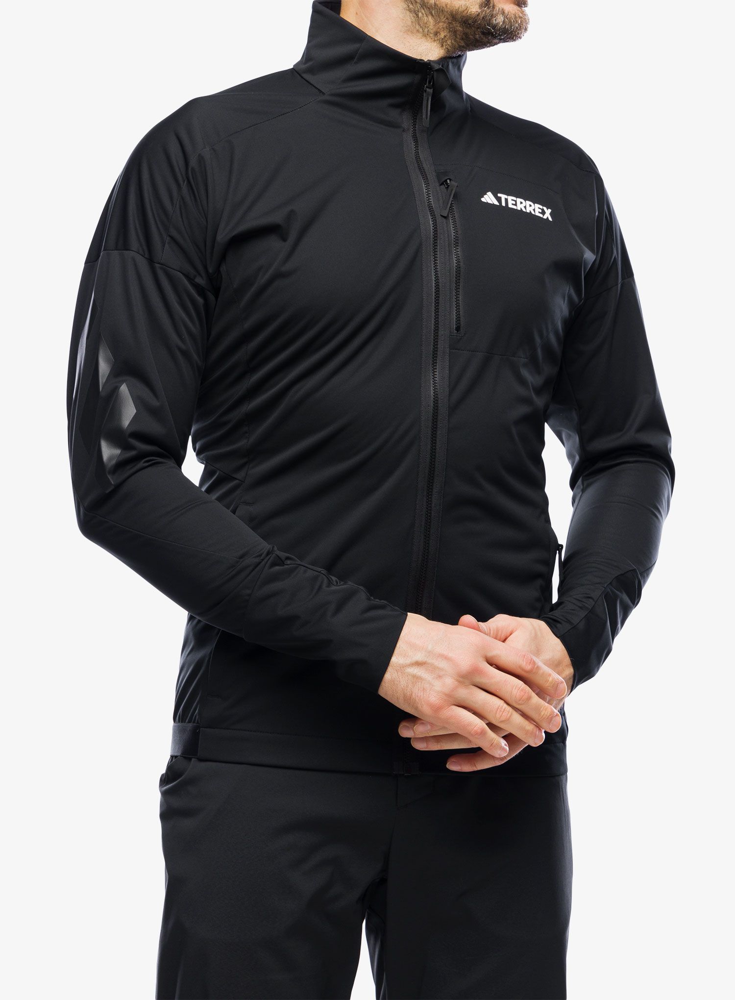 Bunda na skialpinismus adidas TERREX Xperior Crosscountry Ski Softshell Jacket - black