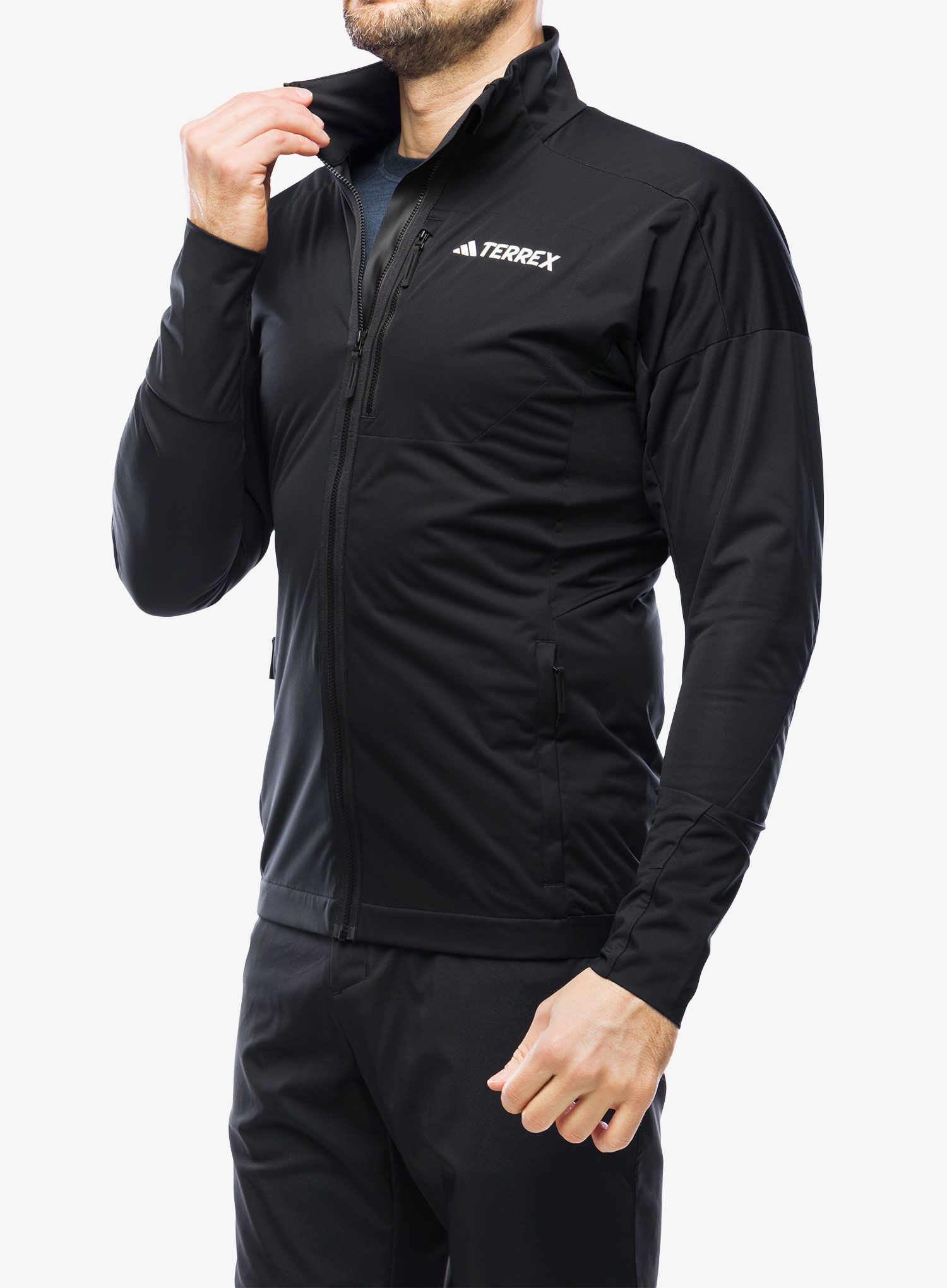 Bunda na skialpinismus adidas TERREX Xperior Crosscountry Ski Softshell Jacket - black