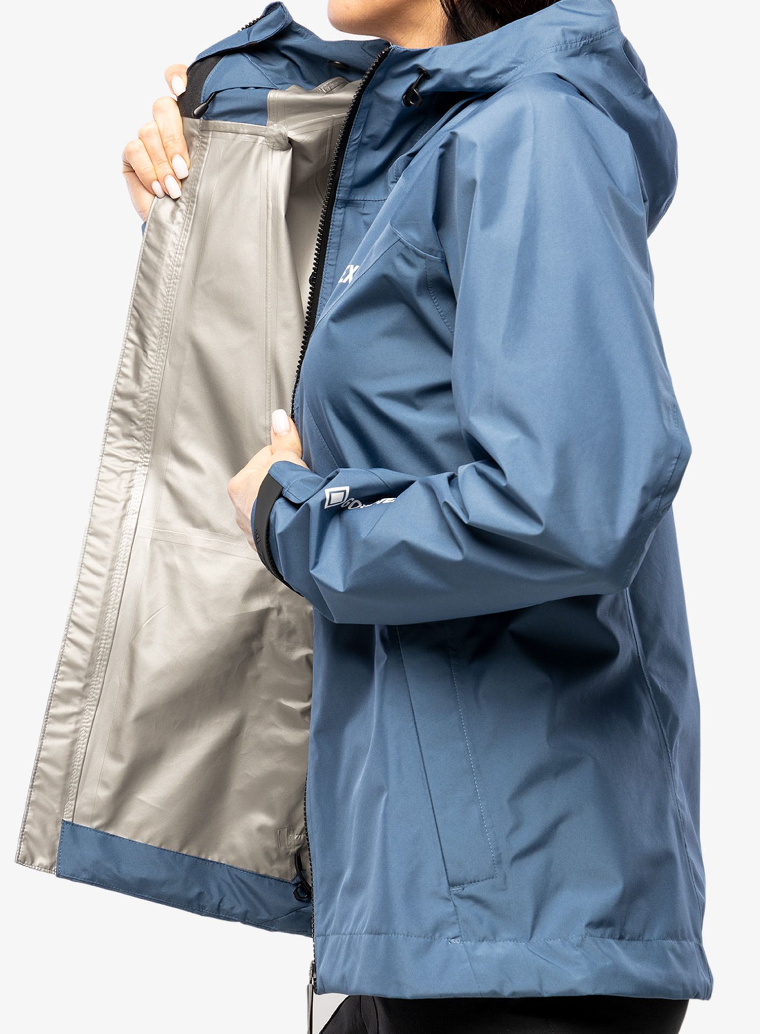 Dámská bunda do deště adidas TERREX Xperior GORE-TEX Paclite Rain Jacket - wonder steel