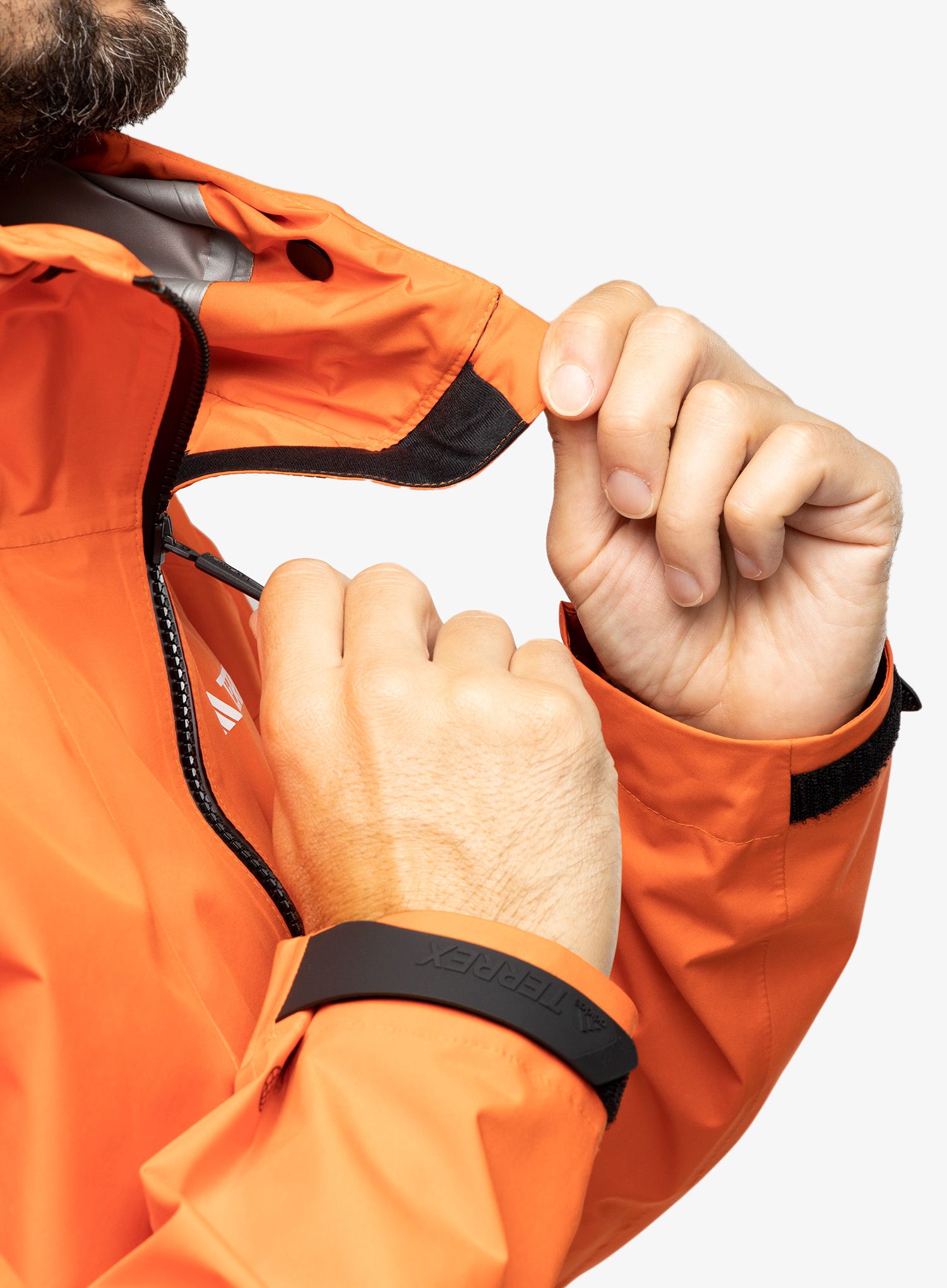 Bunda do deště adidas TERREX Xperior GORE-TEX Paclite Rain Jacket - semi impact orange