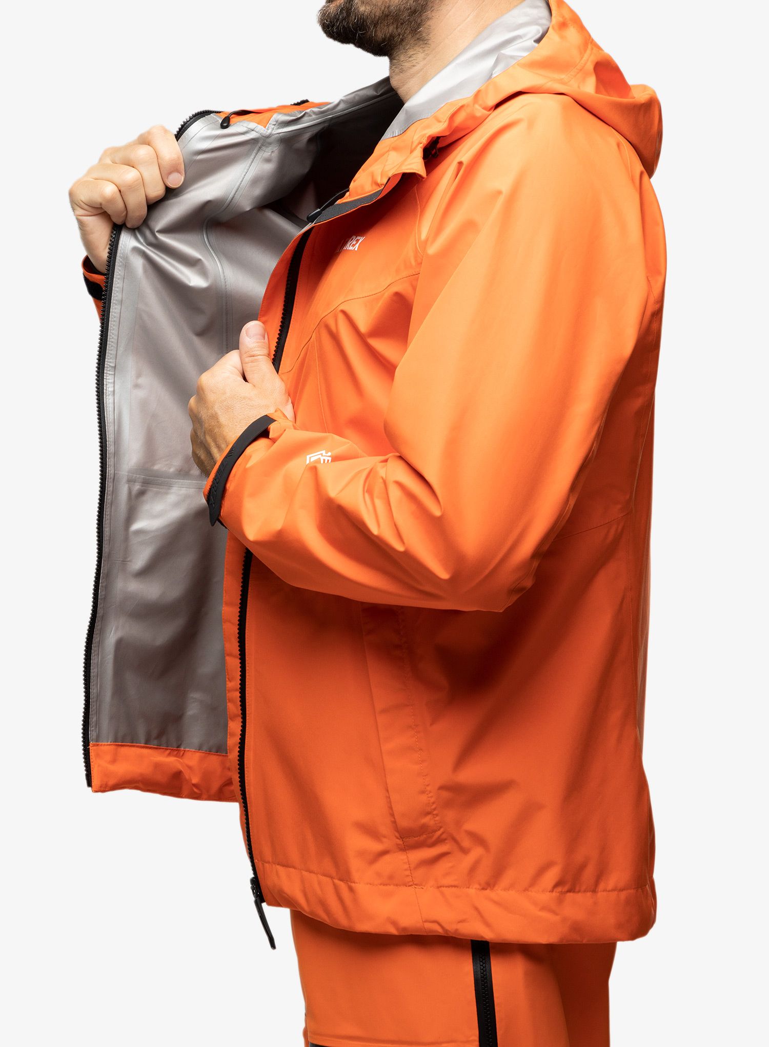 Bunda do deště adidas TERREX Xperior GORE-TEX Paclite Rain Jacket - semi impact orange