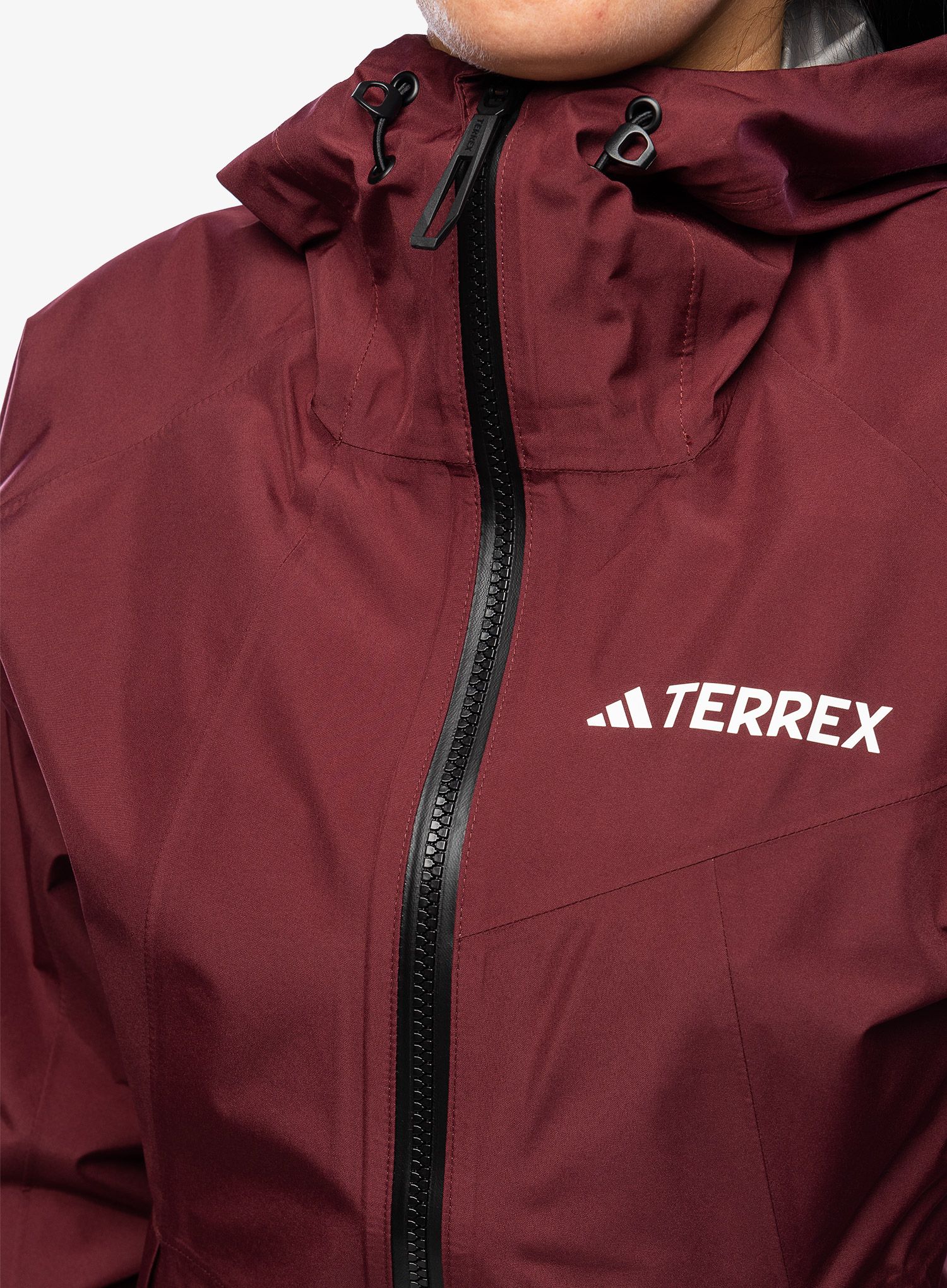 Dámská bunda adidas TERREX Xperior GORE-TEX Paclite Rain Jacket - shadow brown
