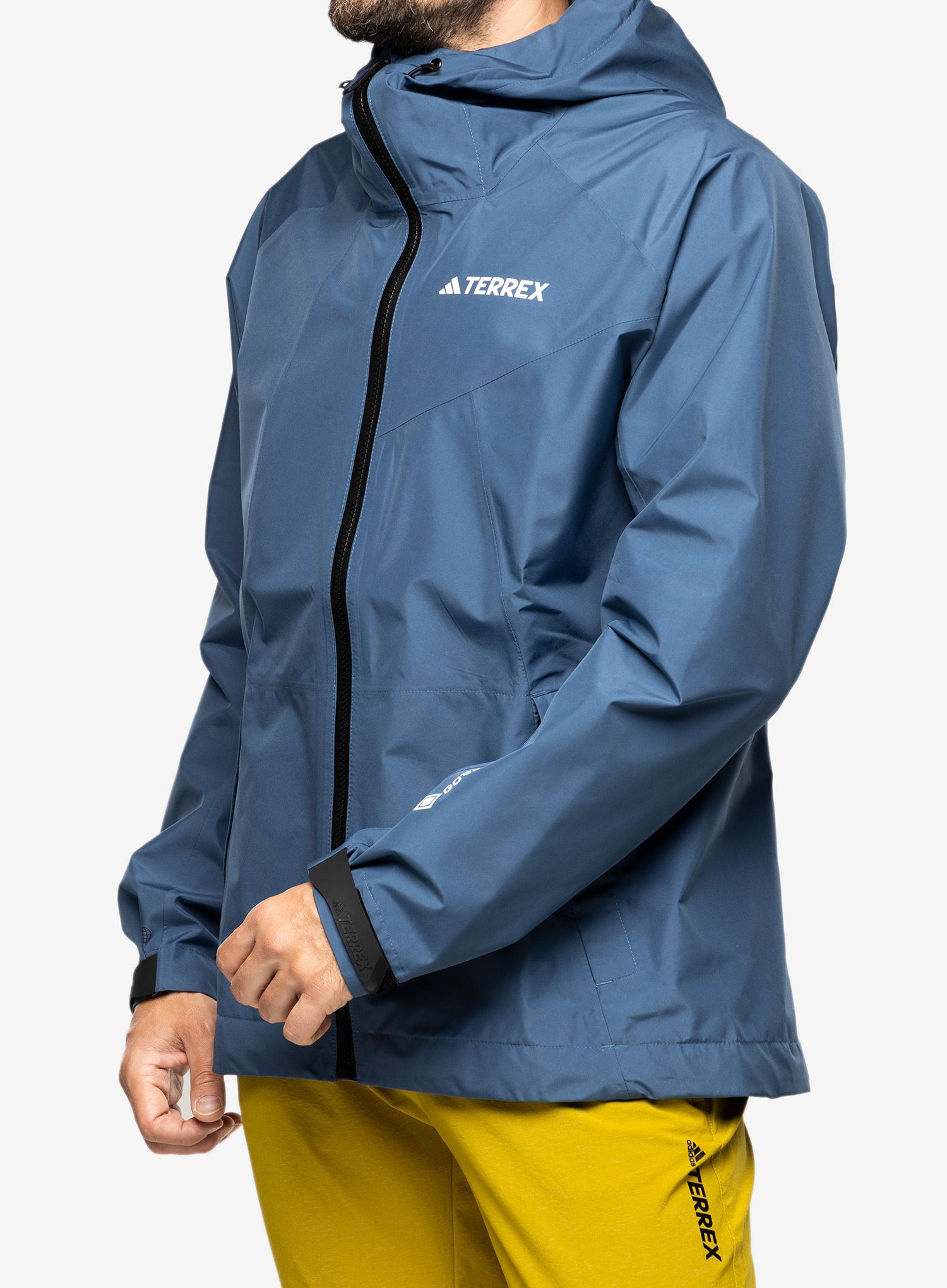Bunda s membránou adidas TERREX Xperior GORE-TEX Paclite Rain Jacket - wonder steel