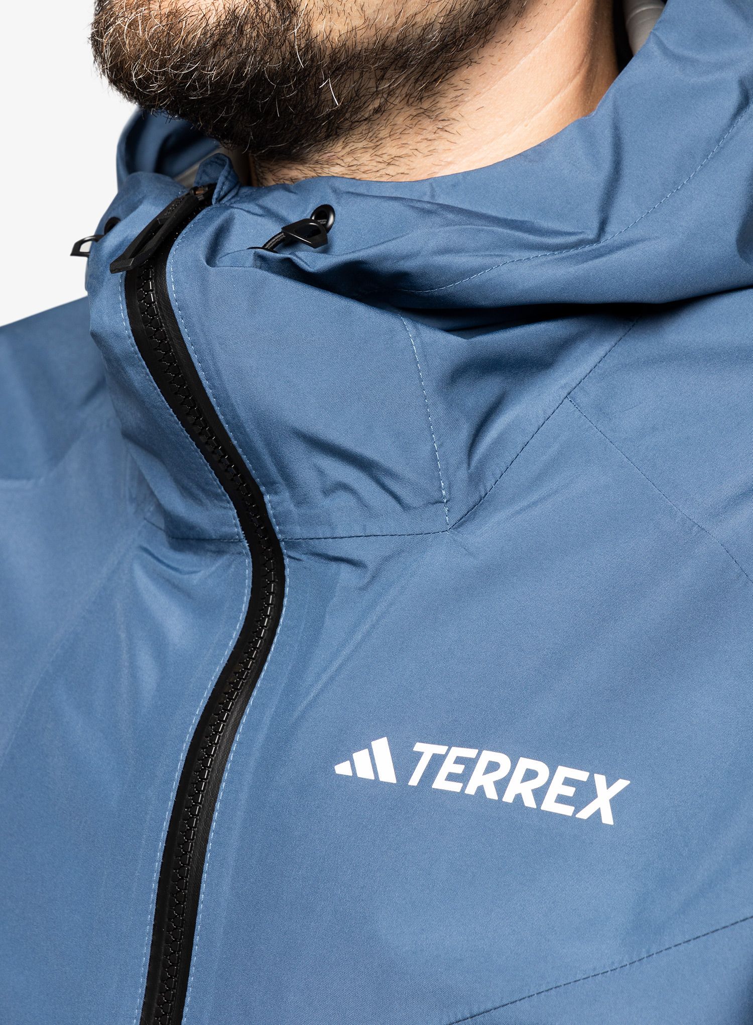Bunda s membránou adidas TERREX Xperior GORE-TEX Paclite Rain Jacket - wonder steel